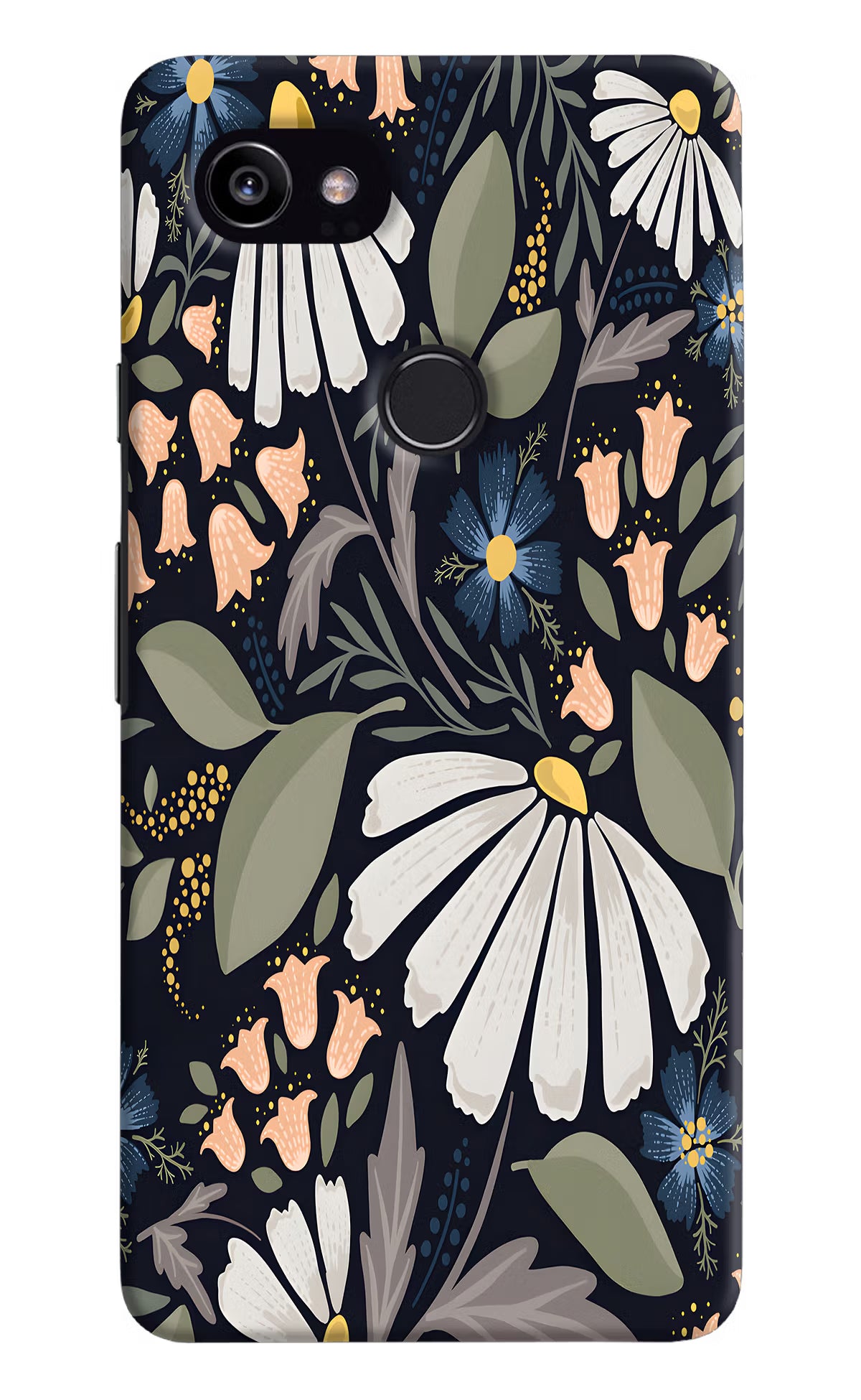 Flowers Art Google Pixel 2 XL Back Cover - Flowers Art Google Pixel 2 XL Hard Case Back Cover by Casekaro Flowers Art Google Pixel 2 XL Hard Case Back Cover by Casekaro