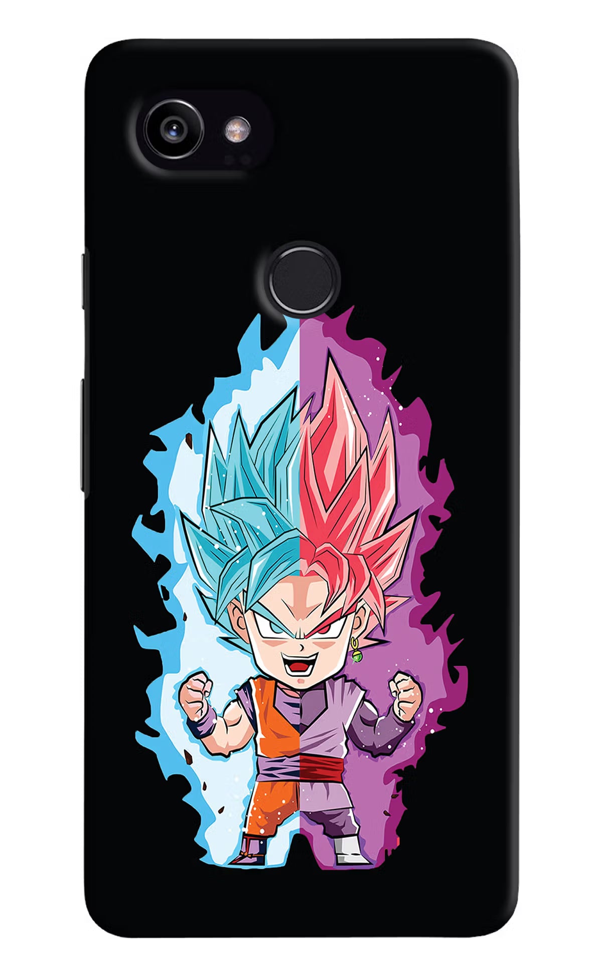 Chota Goku Google Pixel 2 XL Back Cover - Chota Goku Google Pixel 2 XL Hard Case Back Cover by Casekaro Chota Goku Google Pixel 2 XL Hard Case Back Cover by Casekaro