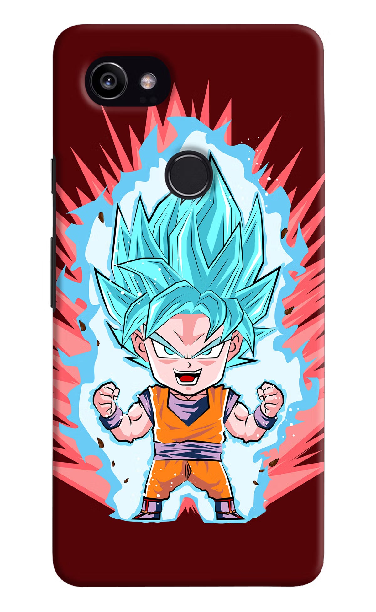 Goku Little Google Pixel 2 XL Back Cover - Goku Little Google Pixel 2 XL Hard Case Back Cover by Casekaro Goku Little Google Pixel 2 XL Hard Case Back Cover by Casekaro
