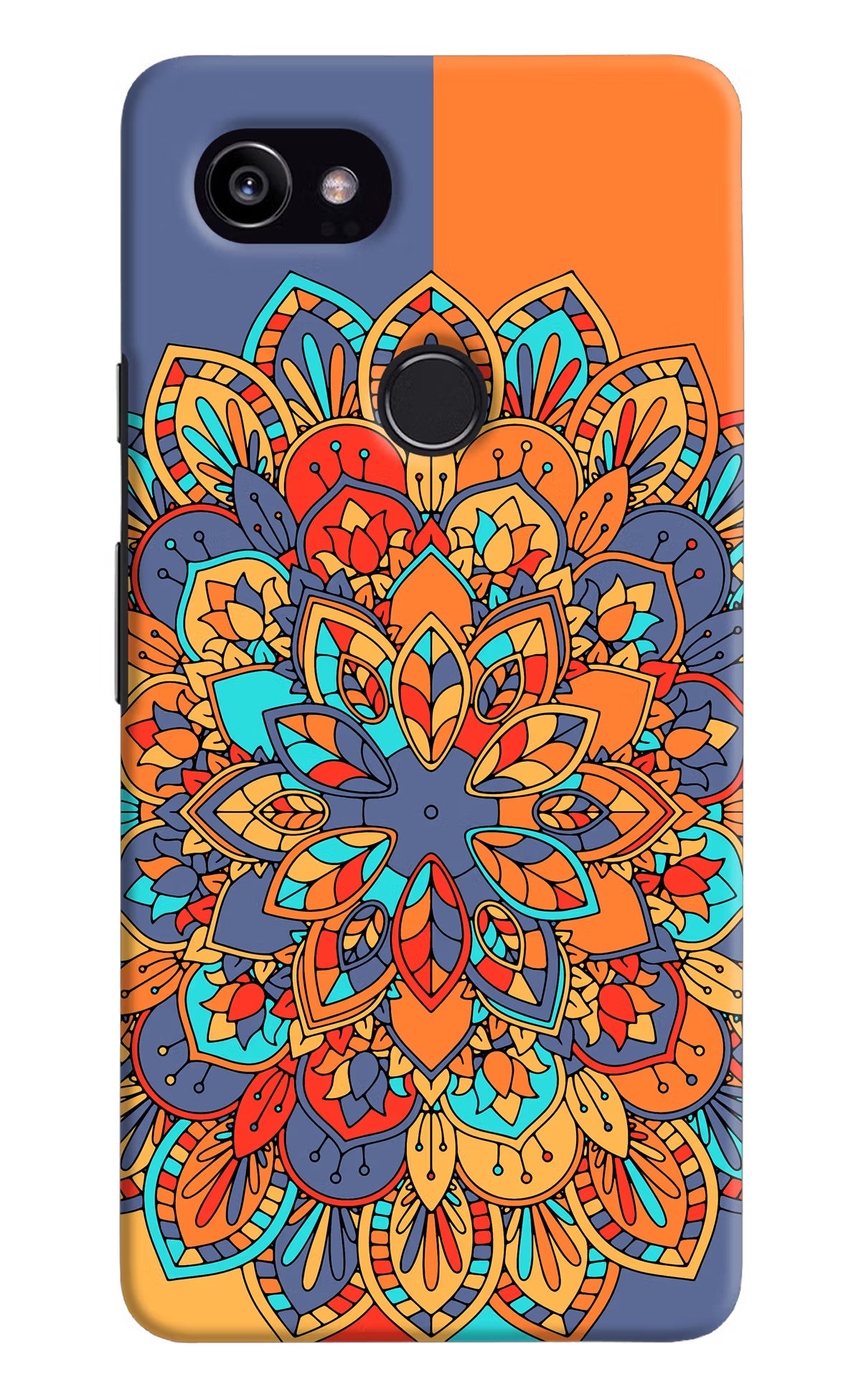 Color Mandala Google Pixel 2 XL Back Cover - Color Mandala Google Pixel 2 XL Hard Case Back Cover by Casekaro Color Mandala Google Pixel 2 XL Hard Case Back Cover by Casekaro