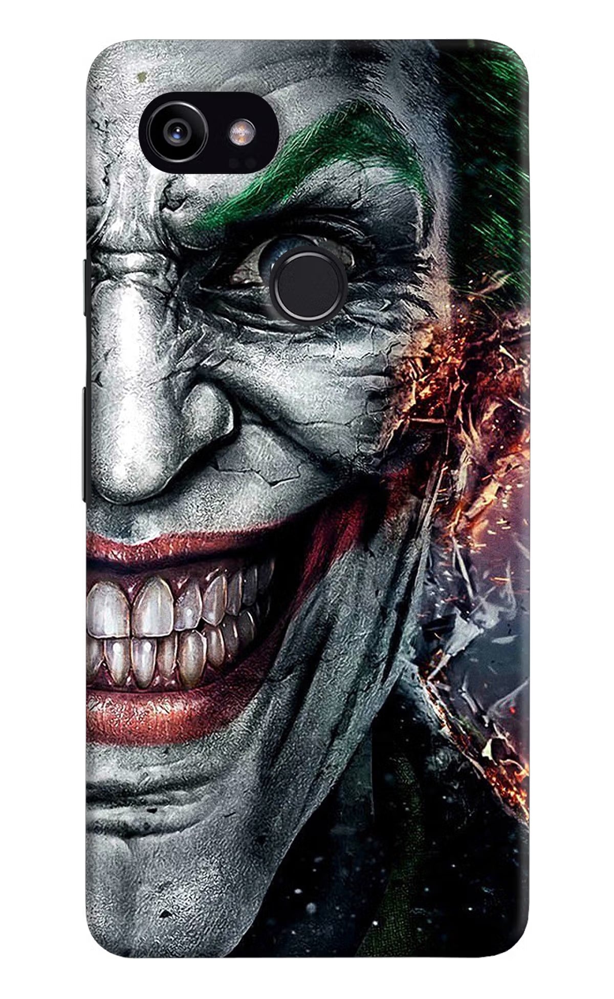 Joker Cam Google Pixel 2 XL Back Cover - Joker Cam Google Pixel 2 XL Hard Case Back Cover by Casekaro Joker Cam Google Pixel 2 XL Hard Case Back Cover by Casekaro
