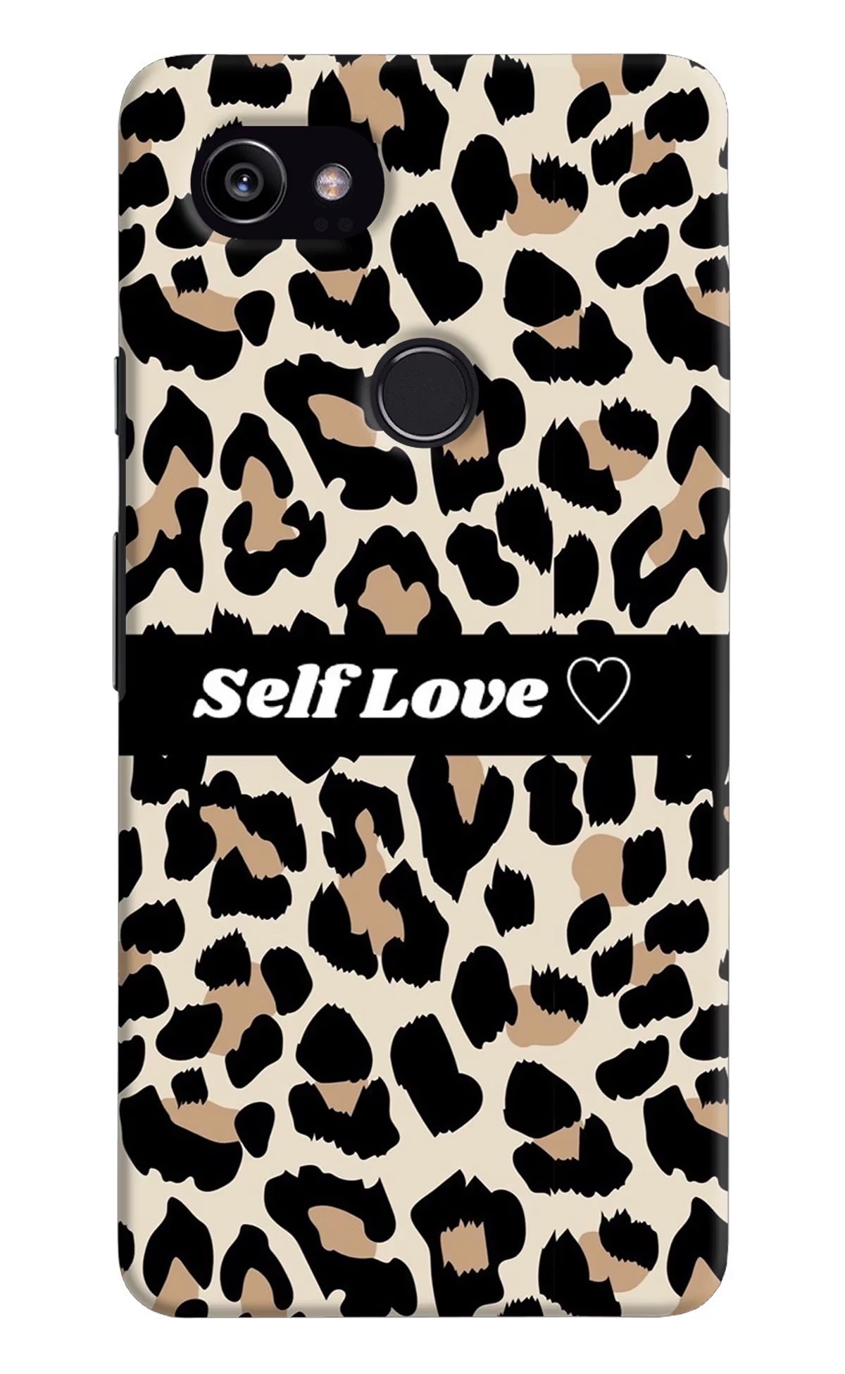 Leopard Print Self Love Google Pixel 2 XL Back Cover - Leopard Print Self Love Google Pixel 2 XL Hard Case Back Cover by Casekaro Leopard Print Self Love Google Pixel 2 XL Hard Case Back Cover by Casekaro