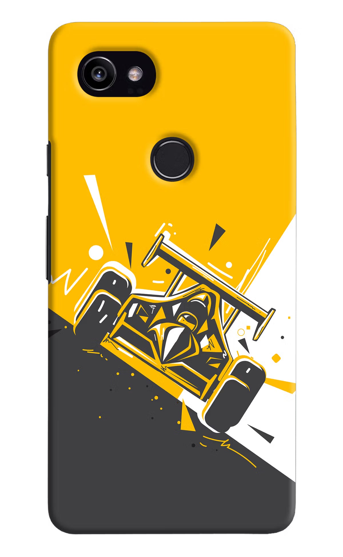 Track King Google Pixel 2 XL Back Cover - Track King Google Pixel 2 XL Hard Case Back Cover by Casekaro Track King Google Pixel 2 XL Hard Case Back Cover by Casekaro