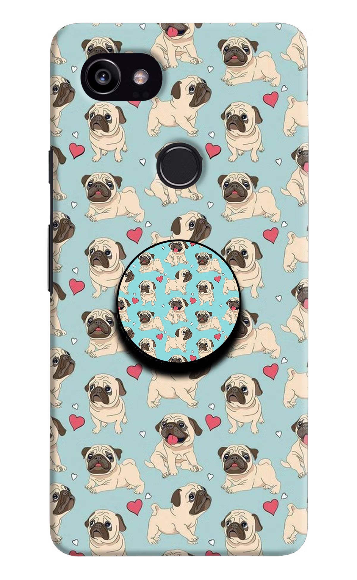 Pug Dog Google Pixel 2 XL Pop Case - Pug Dog Google Pixel 2 XL Pop Case by Casekaro Pug Dog Google Pixel 2 XL Pop Case by Casekaro