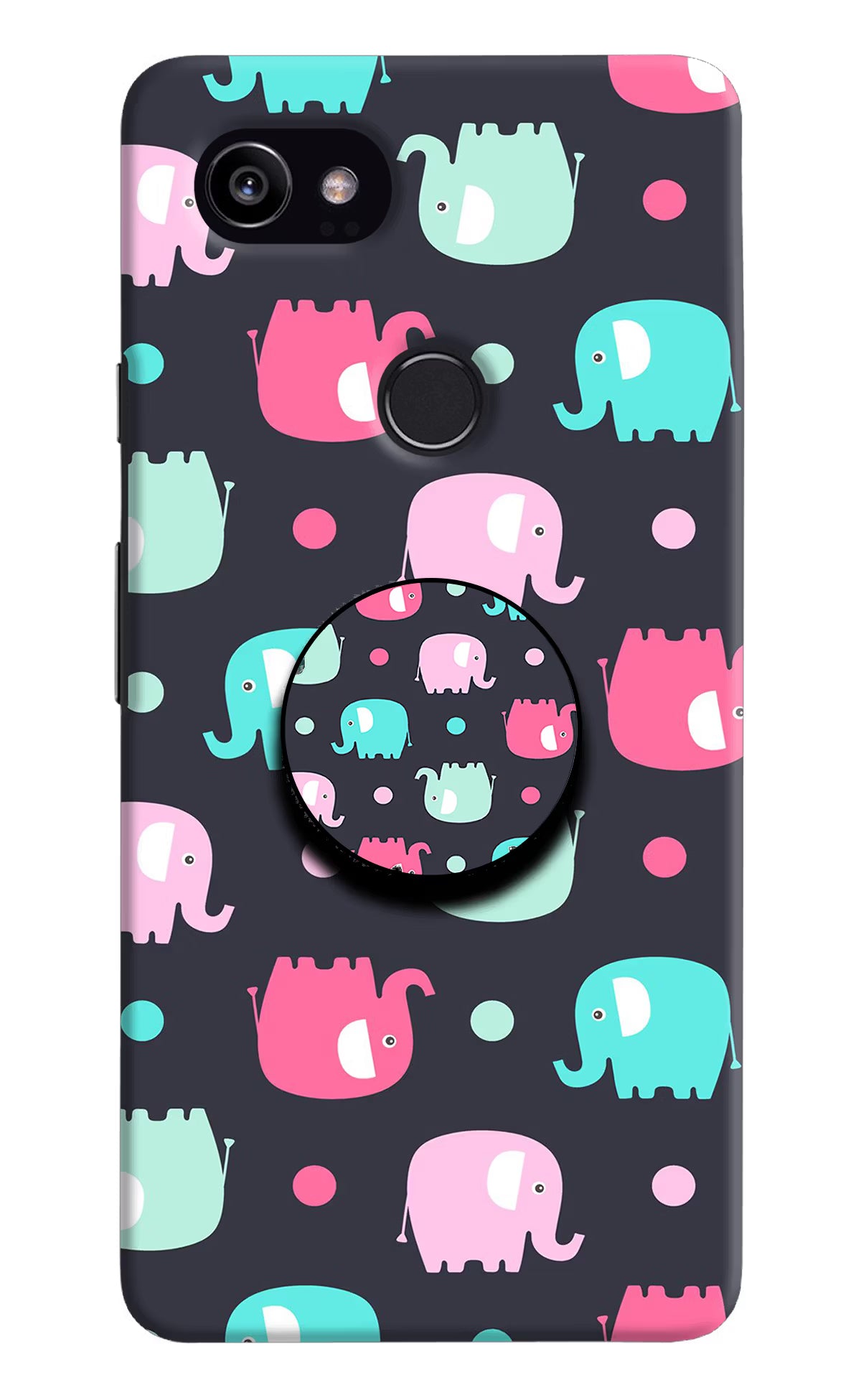 Baby Elephants Google Pixel 2 XL Pop Case - Baby Elephants Google Pixel 2 XL Pop Case by Casekaro Baby Elephants Google Pixel 2 XL Pop Case by Casekaro