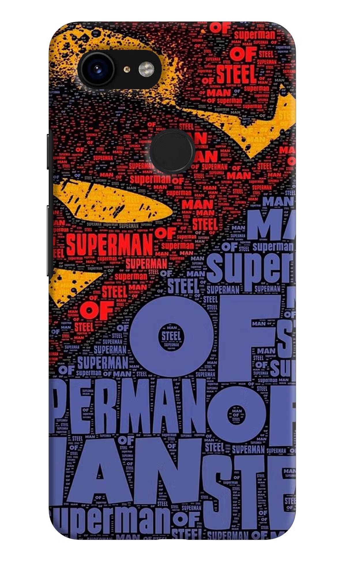 Superman Google Pixel 3 Back Cover - Superman Google Pixel 3 Hard Case Back Cover by Casekaro Superman Google Pixel 3 Hard Case Back Cover by Casekaro