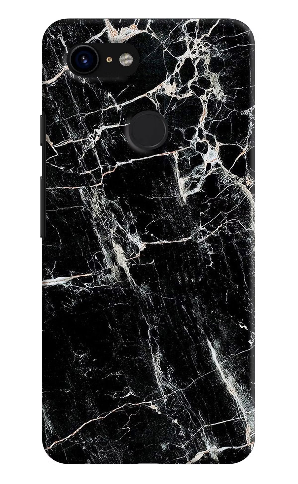 Black Marble Texture Google Pixel 3 Back Cover - Black Marble Texture Google Pixel 3 Hard Case Back Cover by Casekaro Black Marble Texture Google Pixel 3 Hard Case Back Cover by Casekaro