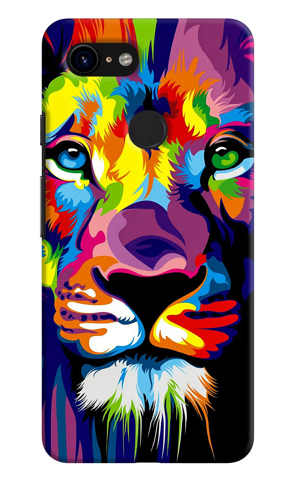 Lion Google Pixel 3 Back Cover - Lion Google Pixel 3 Hard Case Back Cover by Casekaro Lion Google Pixel 3 Hard Case Back Cover by Casekaro