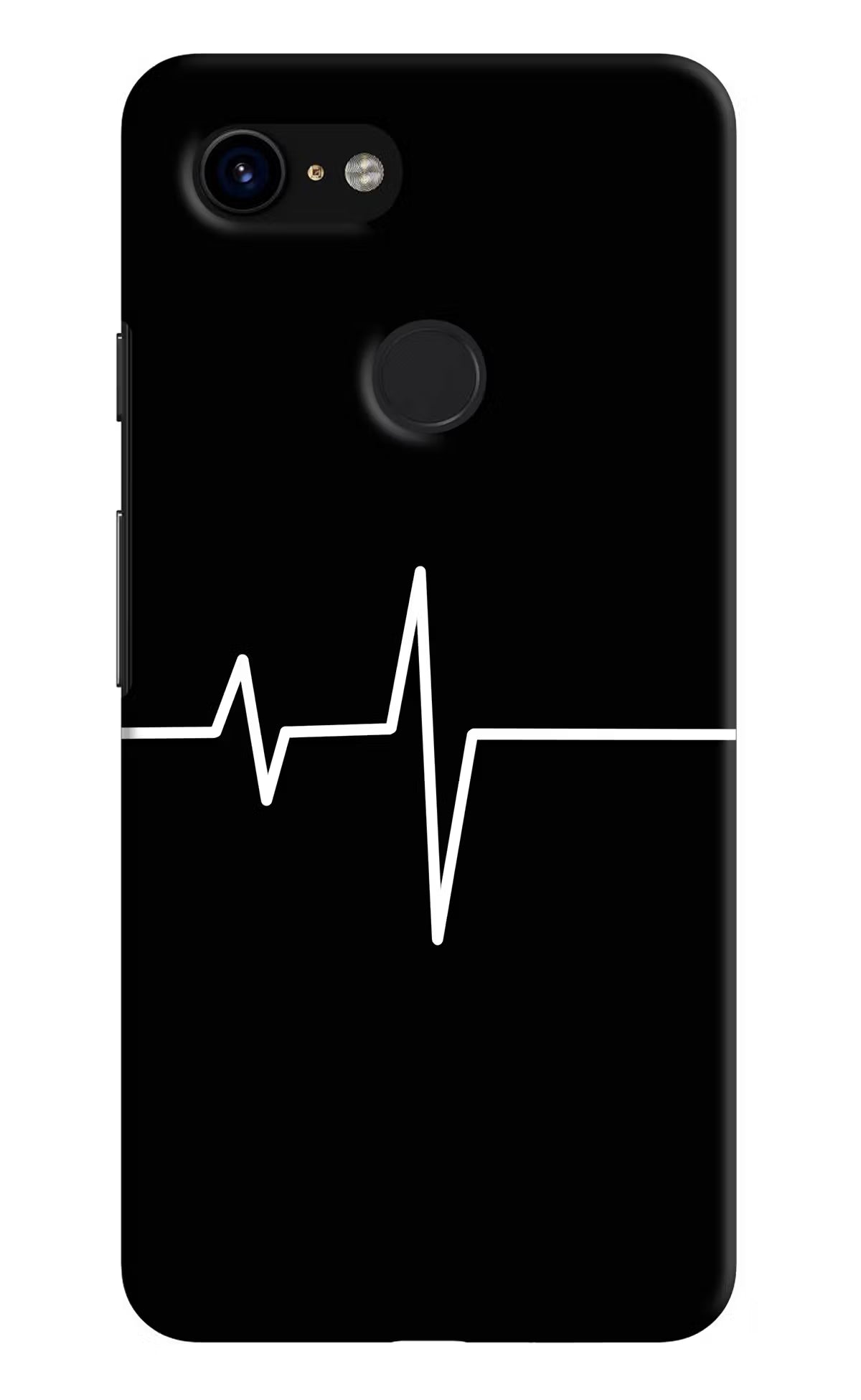 Heart Beats Google Pixel 3 Back Cover - Heart Beats Google Pixel 3 Hard Case Back Cover by Casekaro Heart Beats Google Pixel 3 Hard Case Back Cover by Casekaro
