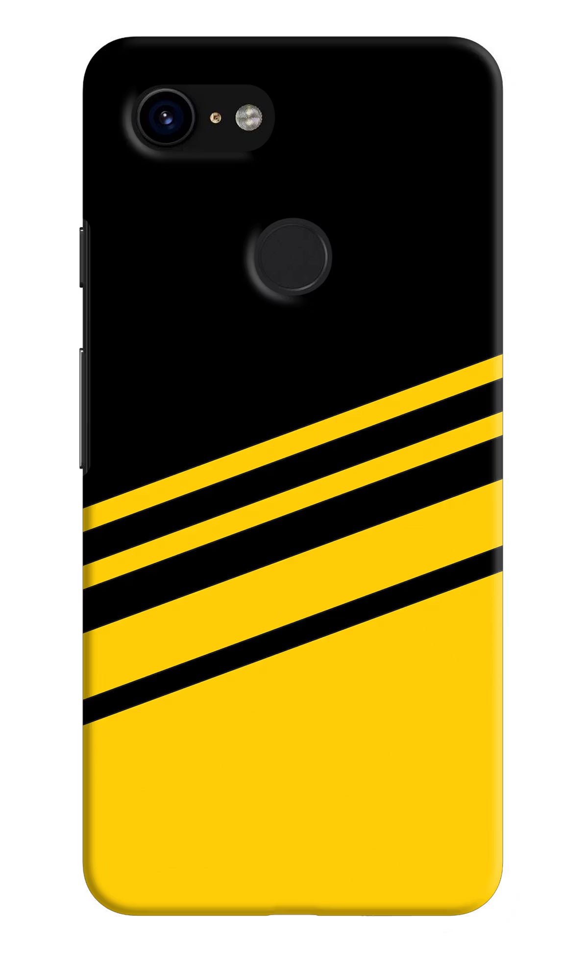 Yellow Shades Google Pixel 3 Back Cover - Yellow Shades Google Pixel 3 Hard Case Back Cover by Casekaro Yellow Shades Google Pixel 3 Hard Case Back Cover by Casekaro