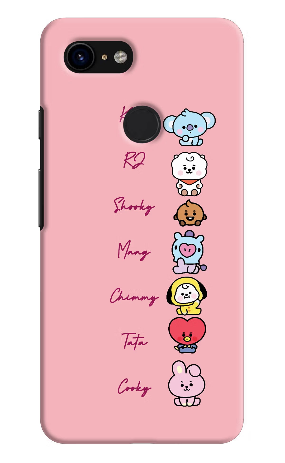 BTS names Google Pixel 3 Back Cover - BTS names Google Pixel 3 Hard Case Back Cover by Casekaro BTS names Google Pixel 3 Hard Case Back Cover by Casekaro