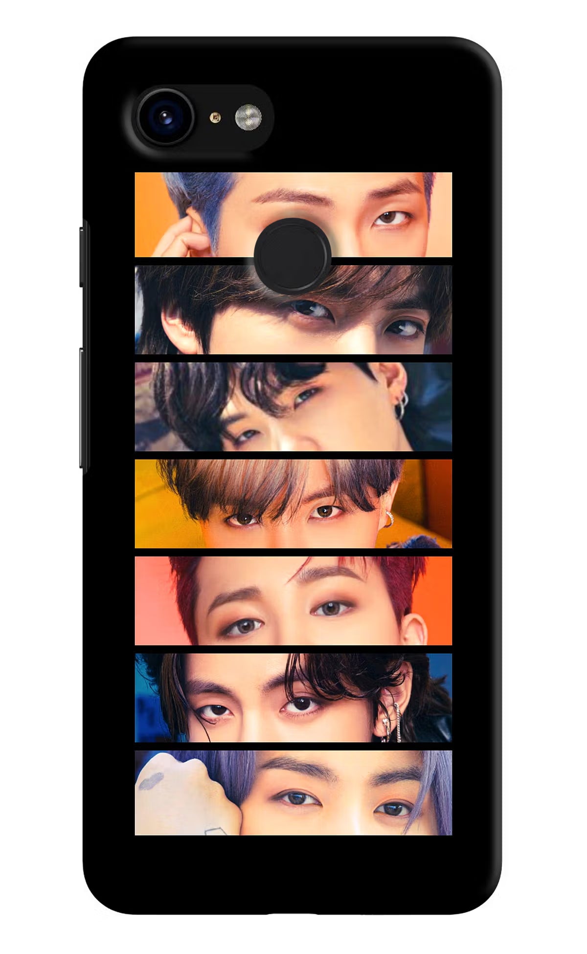 BTS Eyes Google Pixel 3 Back Cover - BTS Eyes Google Pixel 3 Hard Case Back Cover by Casekaro BTS Eyes Google Pixel 3 Hard Case Back Cover by Casekaro