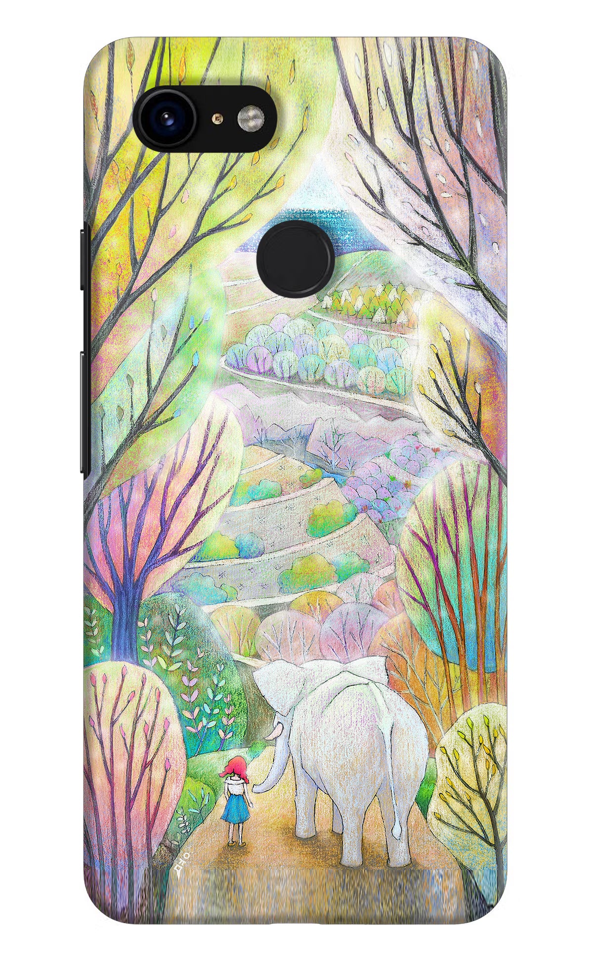 Nature Painting Google Pixel 3 Back Cover - Nature Painting Google Pixel 3 Hard Case Back Cover by Casekaro Nature Painting Google Pixel 3 Hard Case Back Cover by Casekaro