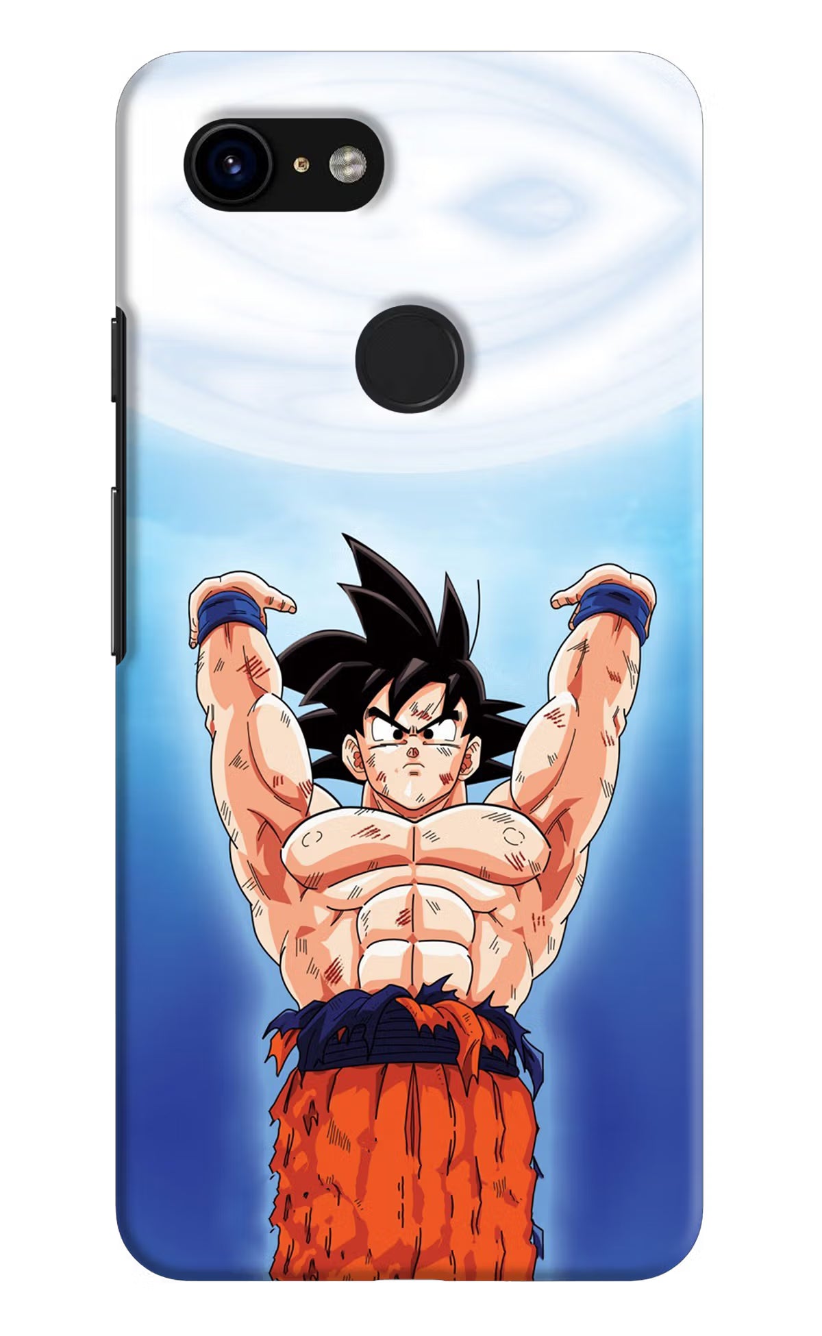Goku Power Google Pixel 3 Back Cover - Goku Power Google Pixel 3 Hard Case Back Cover by Casekaro Goku Power Google Pixel 3 Hard Case Back Cover by Casekaro