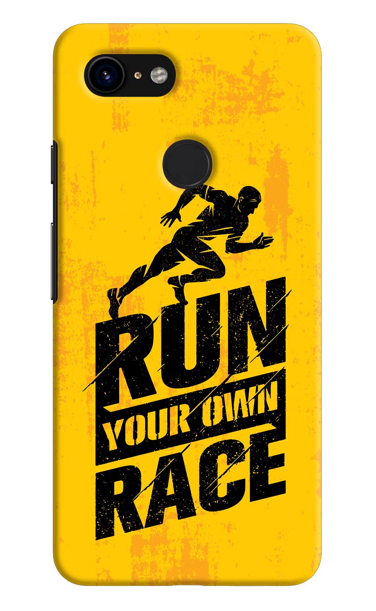 Run Your Own Race Google Pixel 3 Back Cover - Run Your Own Race Google Pixel 3 Hard Case Back Cover by Casekaro Run Your Own Race Google Pixel 3 Hard Case Back Cover by Casekaro