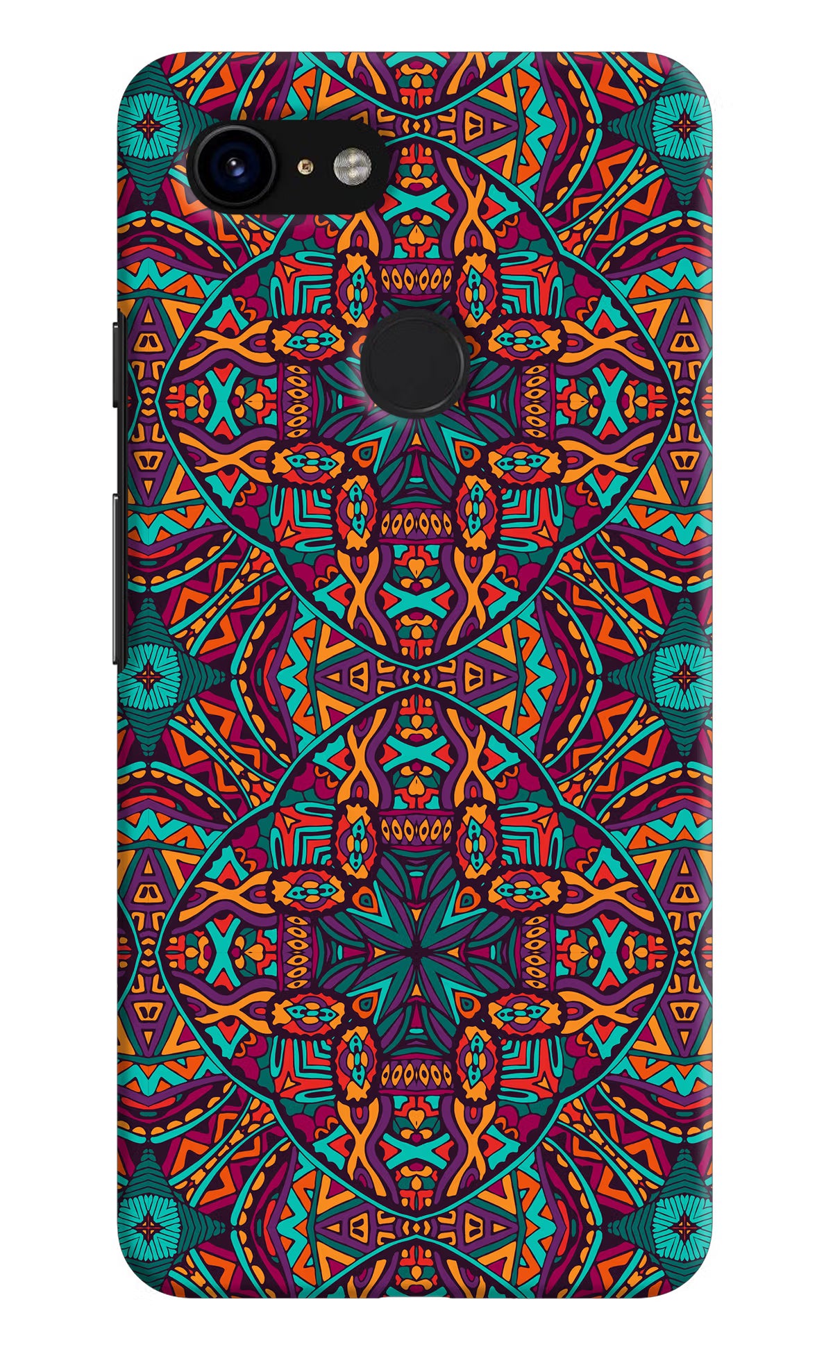 Colour Mandala Google Pixel 3 Back Cover - Colour Mandala Google Pixel 3 Hard Case Back Cover by Casekaro Colour Mandala Google Pixel 3 Hard Case Back Cover by Casekaro
