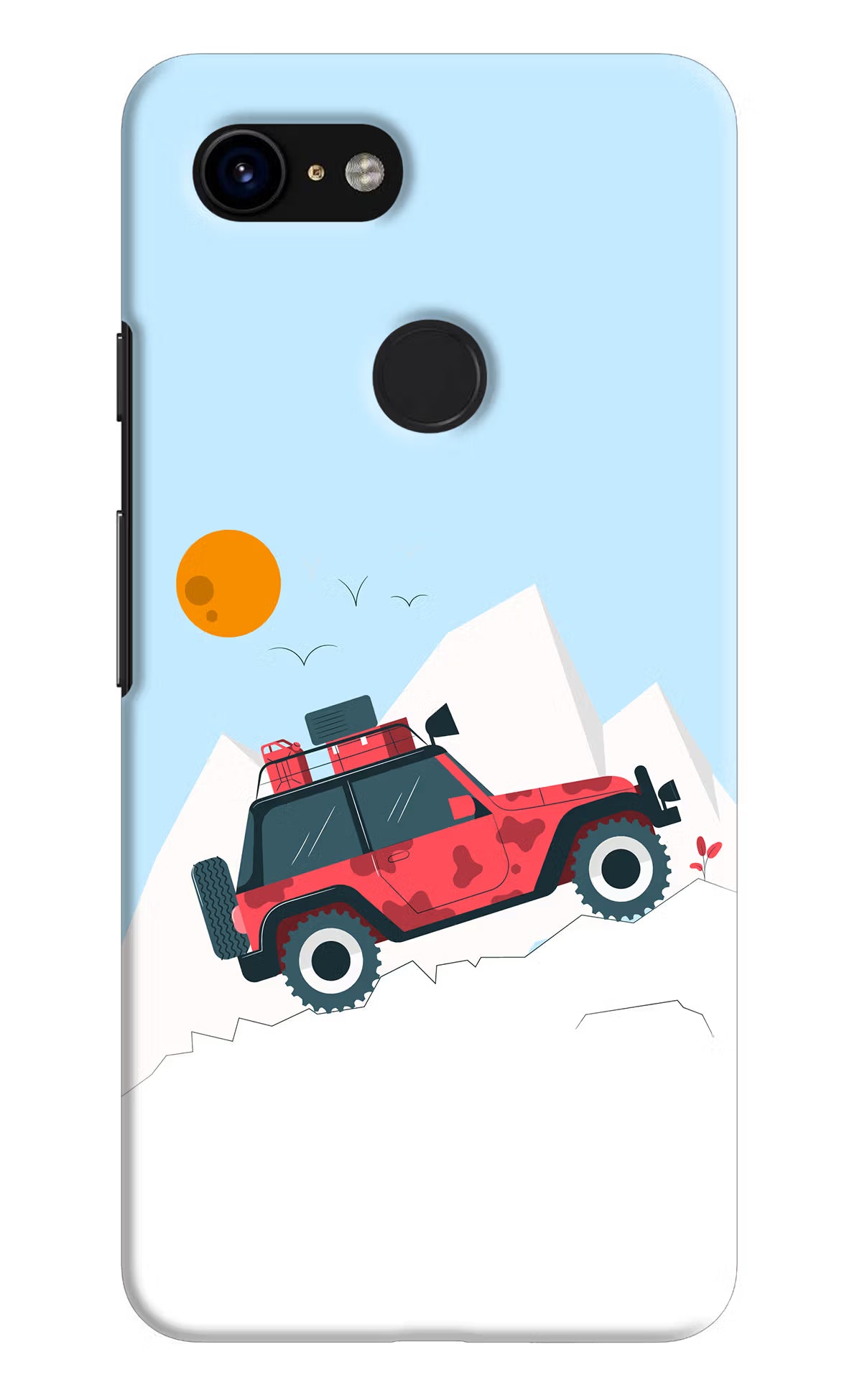 Mountain Trail Beast Google Pixel 3 Back Cover - Mountain Trail Beast Google Pixel 3 Hard Case Back Cover by Casekaro Mountain Trail Beast Google Pixel 3 Hard Case Back Cover by Casekaro