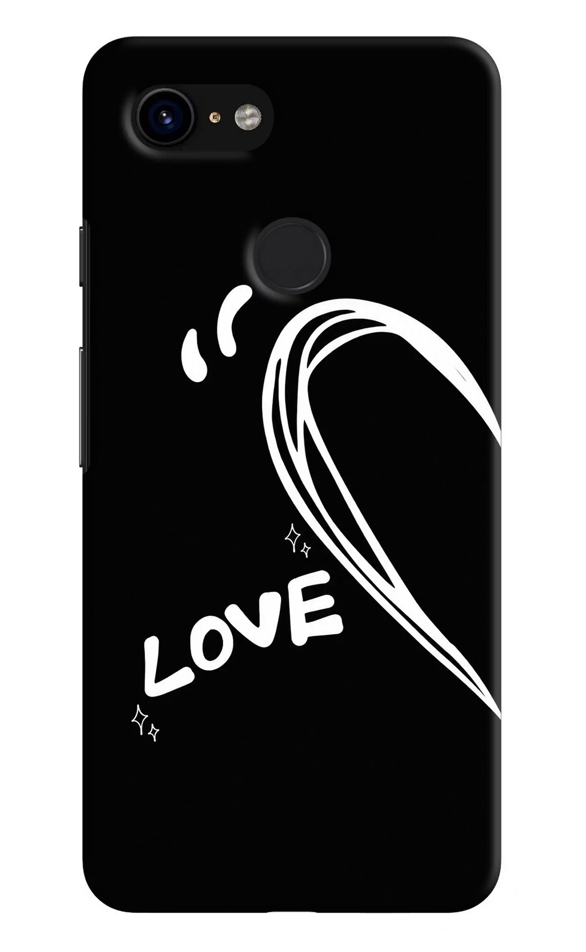 Love Line Google Pixel 3 Back Cover - Love Line Google Pixel 3 Back Cover Love Line Google Pixel 3 Back Cover