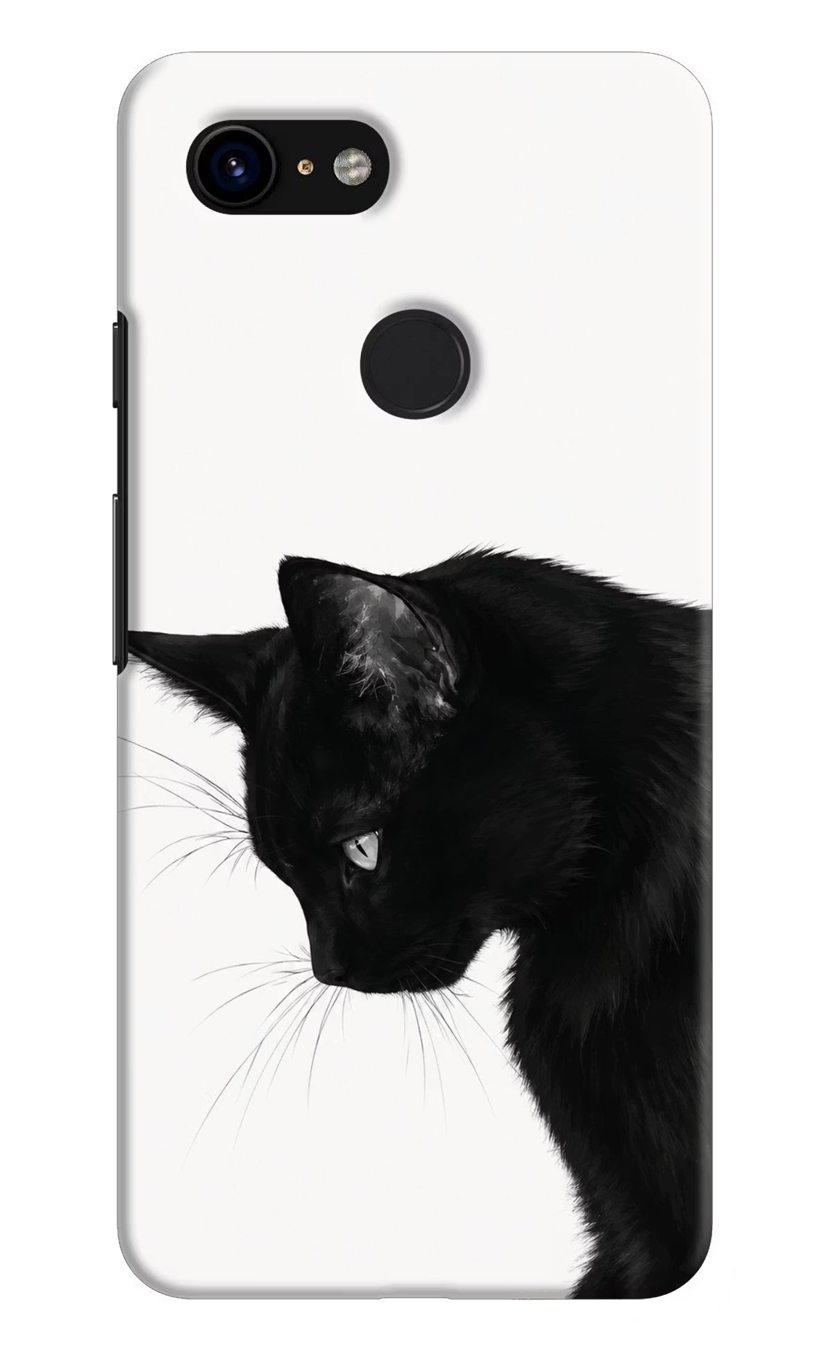 Shadow Gaze Google Pixel 3 Back Cover - Shadow Gaze Google Pixel 3 Hard Case Back Cover by Casekaro Shadow Gaze Google Pixel 3 Hard Case Back Cover by Casekaro