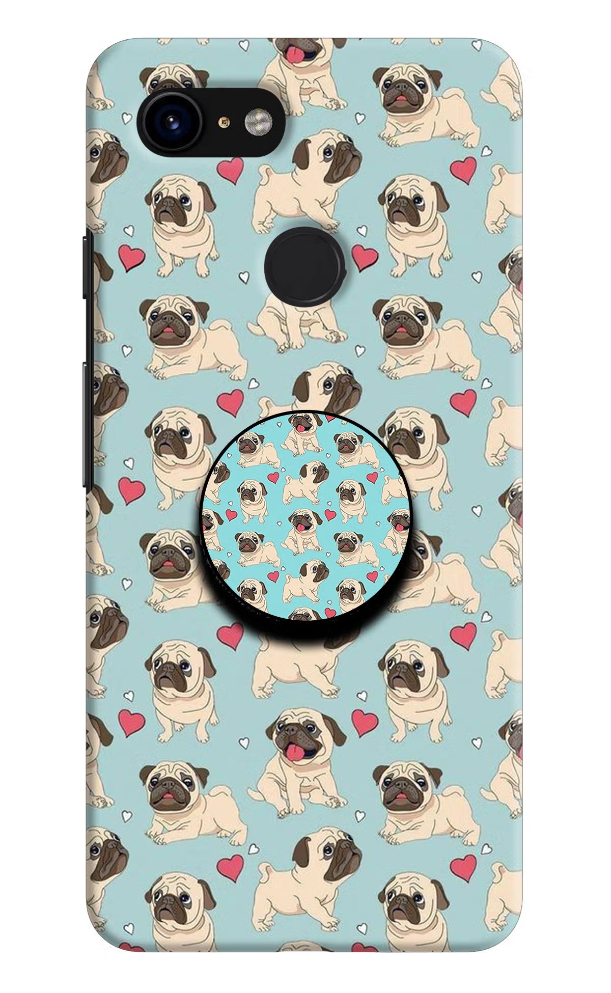 Pug Dog Google Pixel 3 Pop Case - Pug Dog Google Pixel 3 Pop Case by Casekaro Pug Dog Google Pixel 3 Pop Case by Casekaro