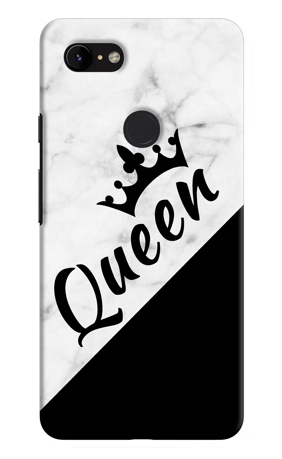 Queen Google Pixel 3 XL Back Cover - Queen Google Pixel 3 XL Hard Case Back Cover by Casekaro Queen Google Pixel 3 XL Hard Case Back Cover by Casekaro