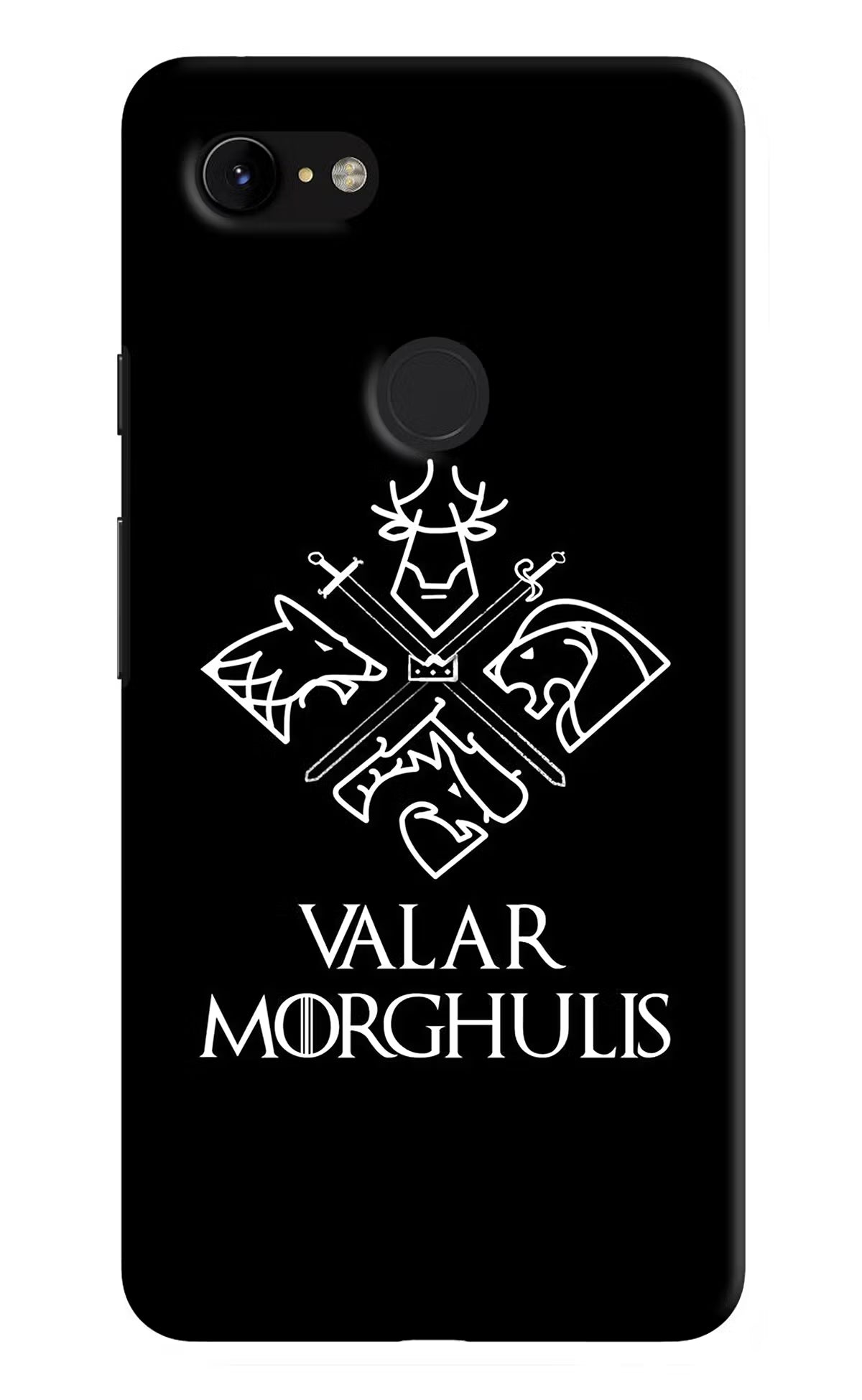 Valar Morghulis | Game Of Thrones Google Pixel 3 XL Back Cover - Valar Morghulis | Game Of Thrones Google Pixel 3 XL Hard Case Back Cover by Casekaro Valar Morghulis | Game Of Thrones Google Pixel 3 XL Hard Case Back Cover by Casekaro