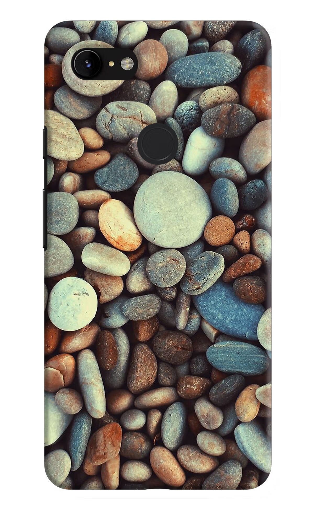 Pebble Google Pixel 3 XL Back Cover - Pebble Google Pixel 3 XL Hard Case Back Cover by Casekaro Pebble Google Pixel 3 XL Hard Case Back Cover by Casekaro