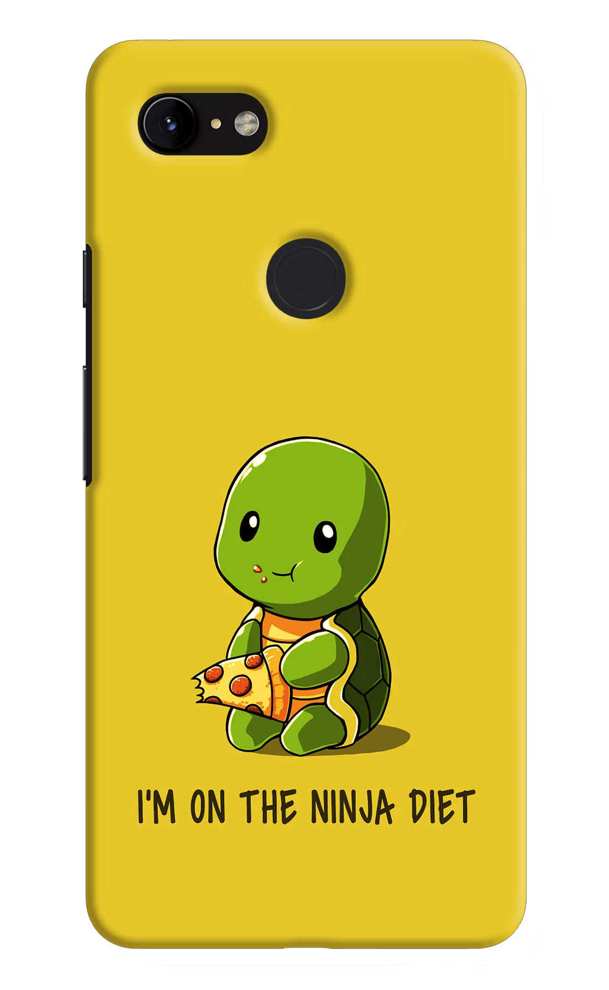 I'm on Ninja Diet Google Pixel 3 XL Back Cover - I'm on Ninja Diet Google Pixel 3 XL Hard Case Back Cover by Casekaro I'm on Ninja Diet Google Pixel 3 XL Hard Case Back Cover by Casekaro