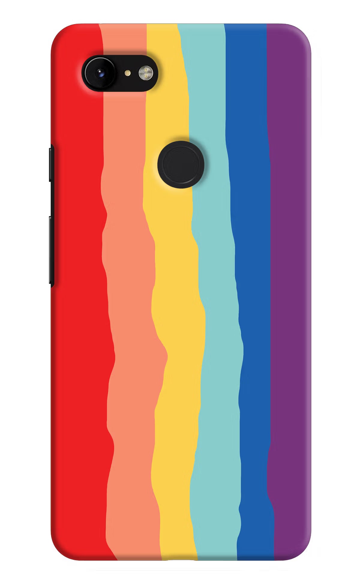 Rainbow Google Pixel 3 XL Back Cover - Rainbow Google Pixel 3 XL Hard Case Back Cover by Casekaro Rainbow Google Pixel 3 XL Hard Case Back Cover by Casekaro