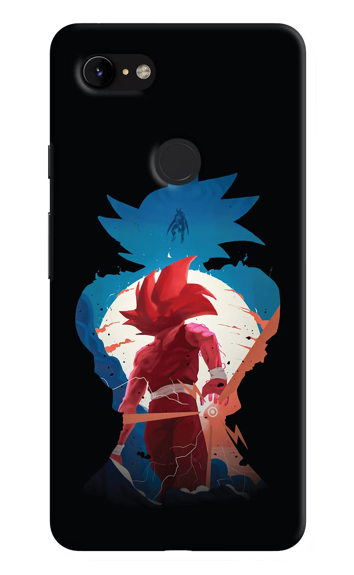 Goku Google Pixel 3 XL Back Cover - Goku Google Pixel 3 XL Hard Case Back Cover by Casekaro Goku Google Pixel 3 XL Hard Case Back Cover by Casekaro
