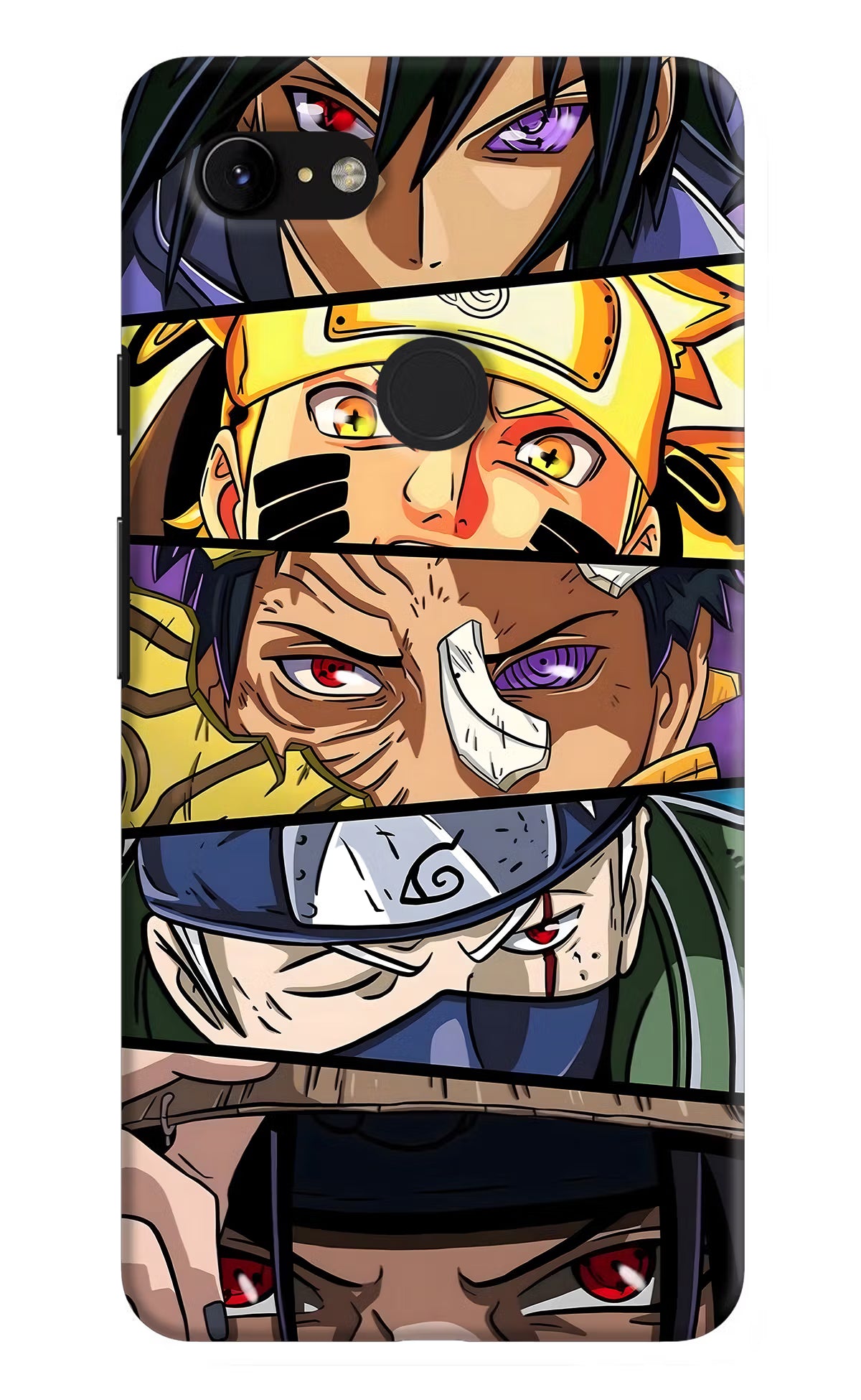 Naruto Character Google Pixel 3 XL Back Cover - Naruto Character Google Pixel 3 XL Hard Case Back Cover by Casekaro Naruto Character Google Pixel 3 XL Hard Case Back Cover by Casekaro