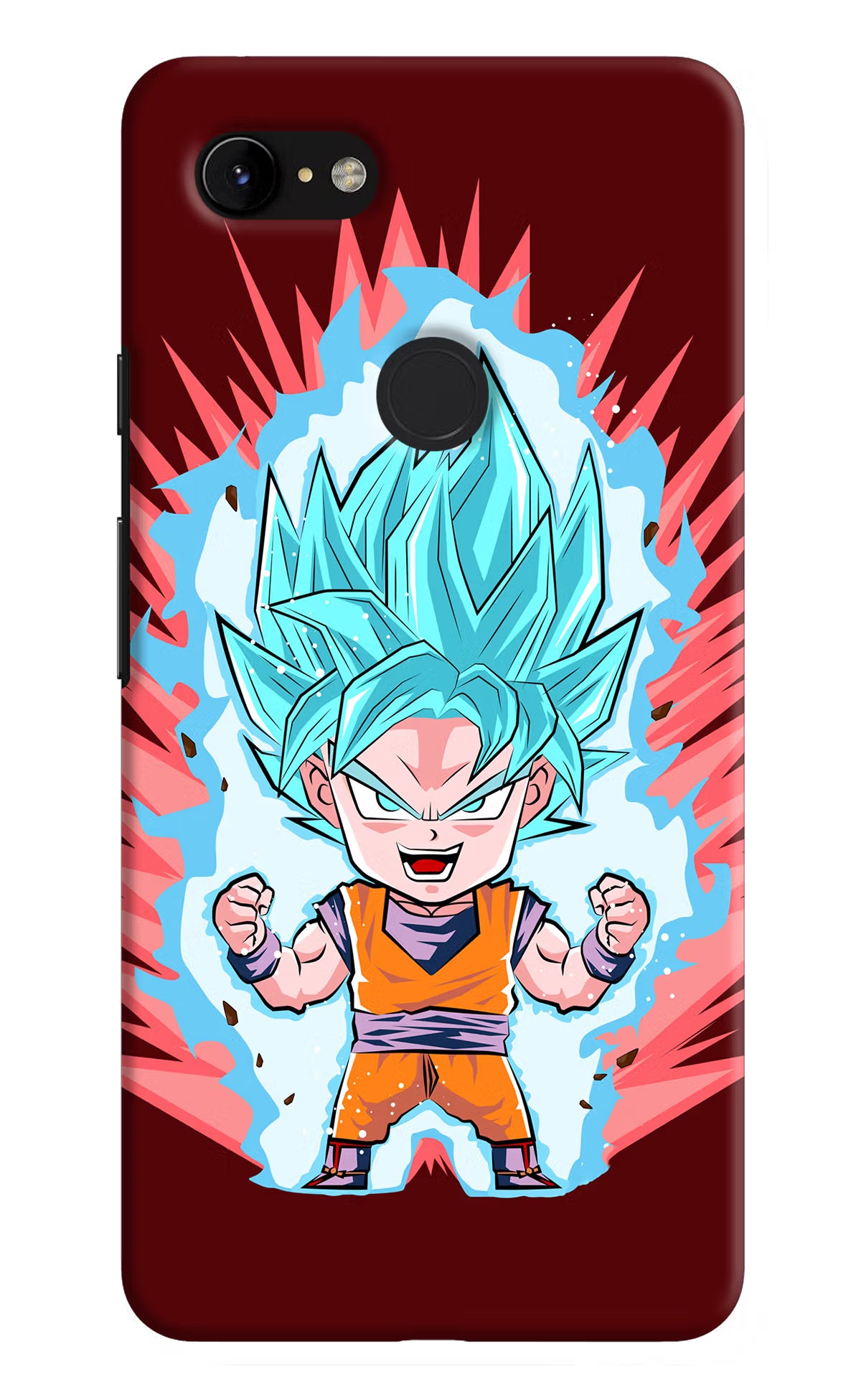 Goku Little Google Pixel 3 XL Back Cover - Goku Little Google Pixel 3 XL Hard Case Back Cover by Casekaro Goku Little Google Pixel 3 XL Hard Case Back Cover by Casekaro