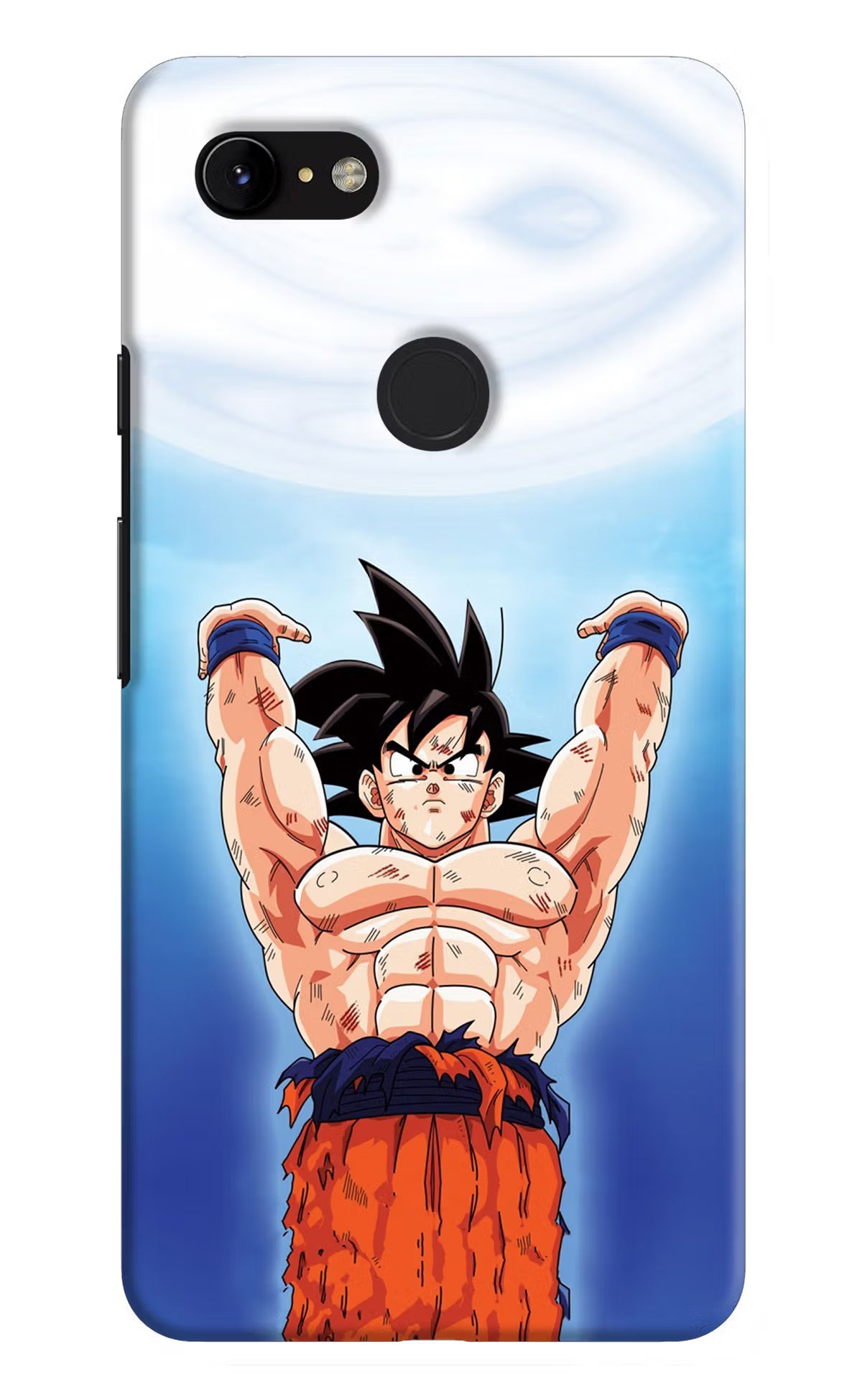 Goku Power Google Pixel 3 XL Back Cover - Goku Power Google Pixel 3 XL Hard Case Back Cover by Casekaro Goku Power Google Pixel 3 XL Hard Case Back Cover by Casekaro