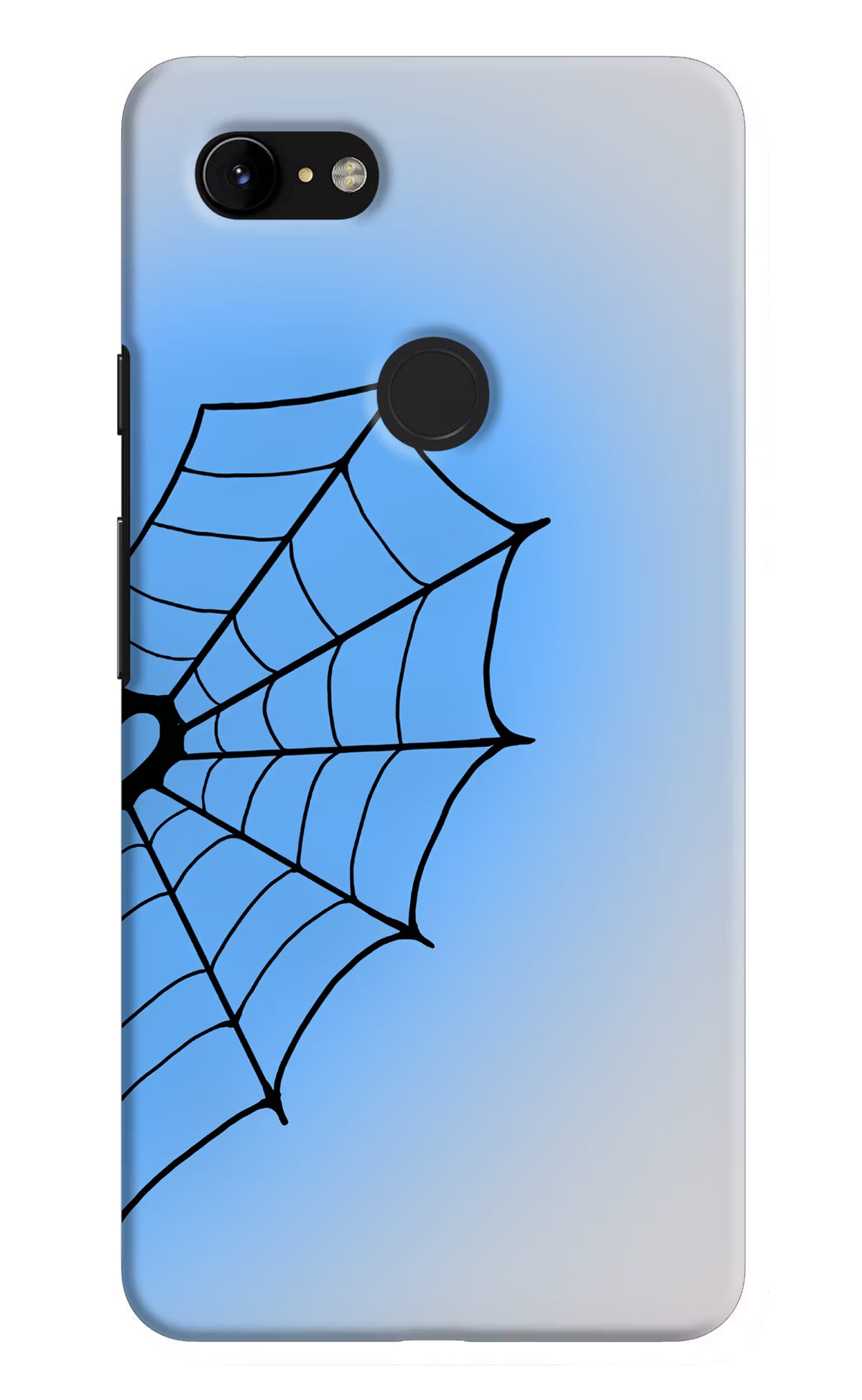 Blue Web Google Pixel 3 XL Back Cover - Blue Web Google Pixel 3 XL Back Cover Blue Web Google Pixel 3 XL Back Cover