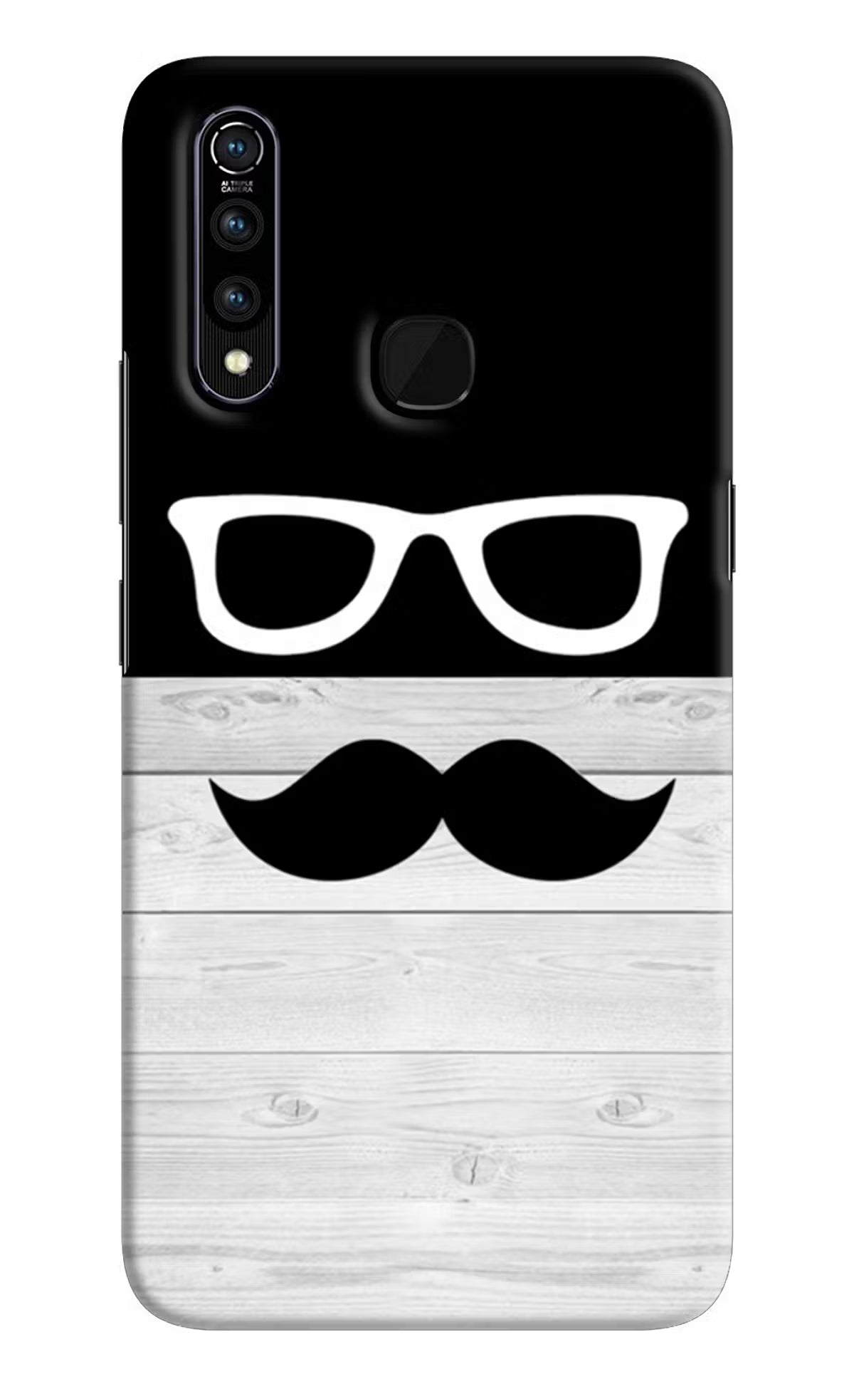 Mustache Vivo Z1 Pro Back Cover - Mustache Vivo Z1 Pro Hard Case Back Cover by Casekaro Mustache Vivo Z1 Pro Hard Case Back Cover by Casekaro