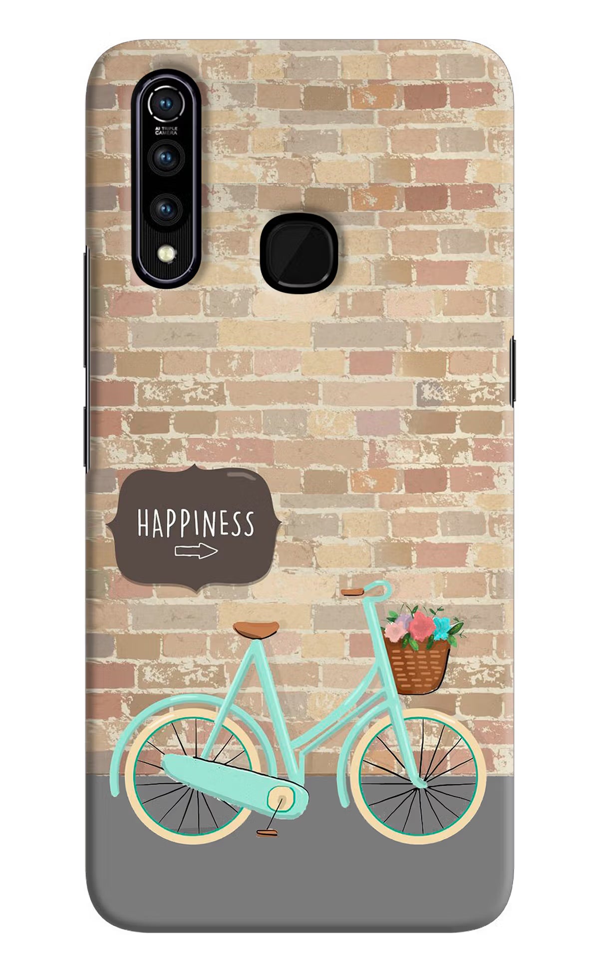 Happiness Artwork Vivo Z1 Pro Back Cover - Happiness Artwork Vivo Z1 Pro Hard Case Back Cover by Casekaro Happiness Artwork Vivo Z1 Pro Hard Case Back Cover by Casekaro