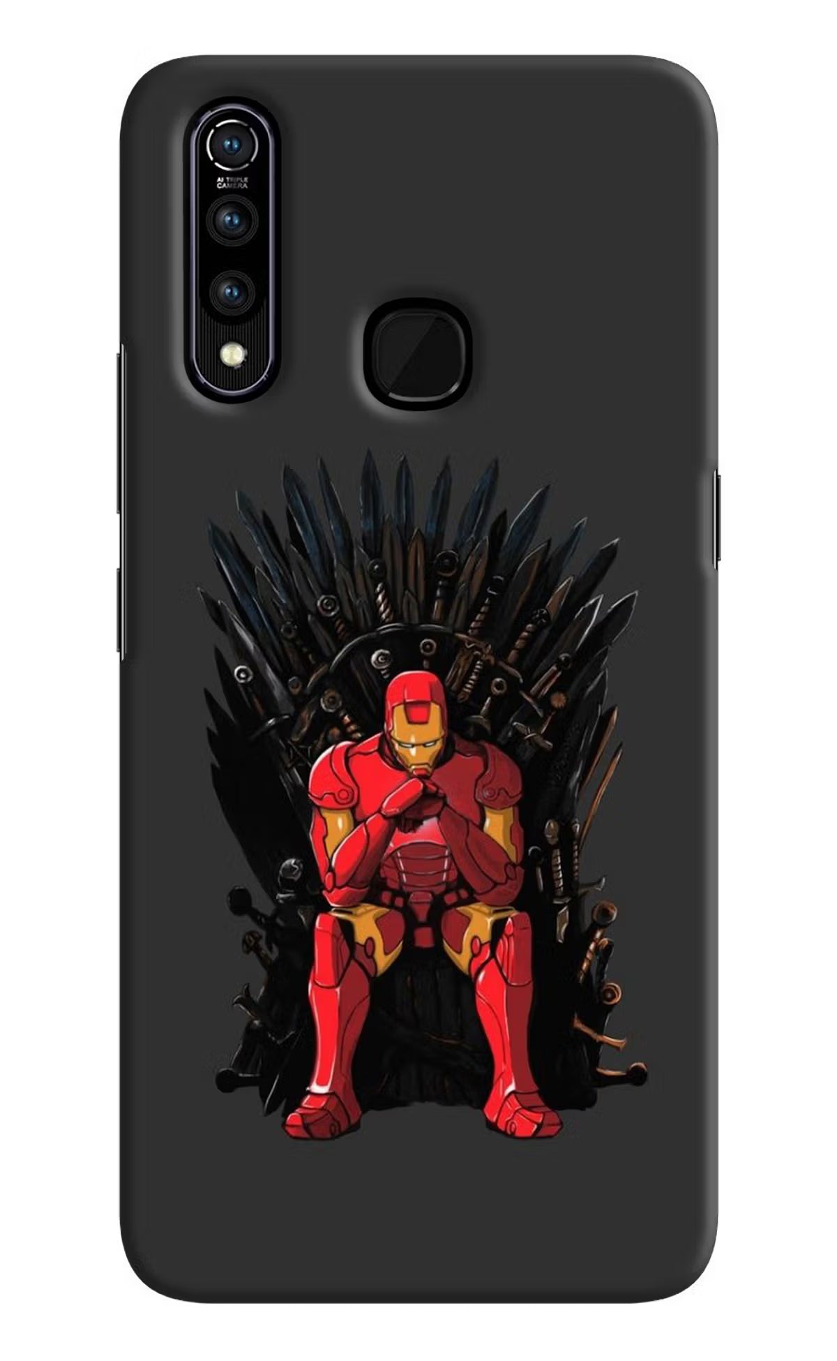 Ironman Throne Vivo Z1 Pro Back Cover - Ironman Throne Vivo Z1 Pro Hard Case Back Cover by Casekaro Ironman Throne Vivo Z1 Pro Hard Case Back Cover by Casekaro