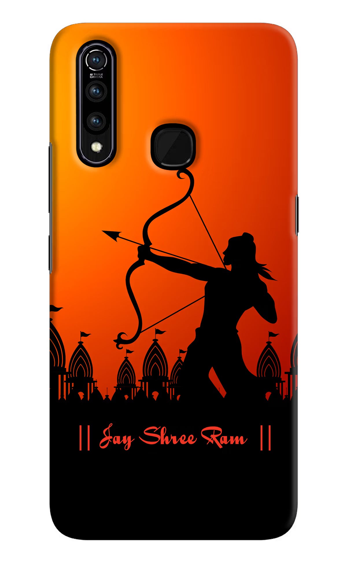 Lord Ram - 4 Vivo Z1 Pro Back Cover - Lord Ram - 4 Vivo Z1 Pro Hard Case Back Cover by Casekaro Lord Ram - 4 Vivo Z1 Pro Hard Case Back Cover by Casekaro