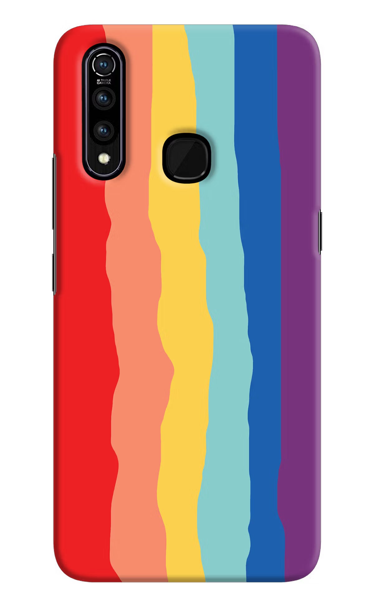 Rainbow Vivo Z1 Pro Back Cover - Rainbow Vivo Z1 Pro Hard Case Back Cover by Casekaro Rainbow Vivo Z1 Pro Hard Case Back Cover by Casekaro