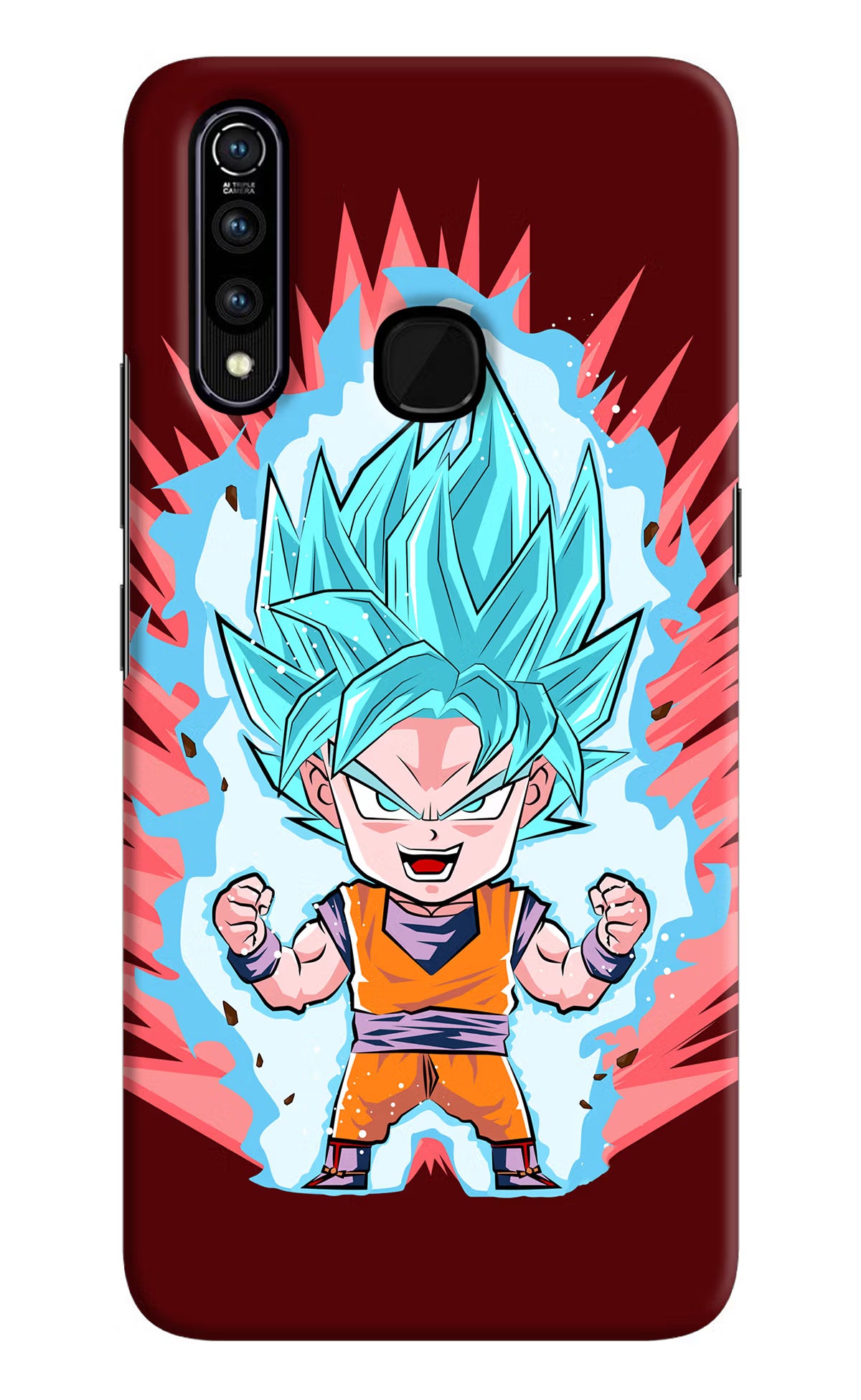 Goku Little Vivo Z1 Pro Back Cover - Goku Little Vivo Z1 Pro Hard Case Back Cover by Casekaro Goku Little Vivo Z1 Pro Hard Case Back Cover by Casekaro