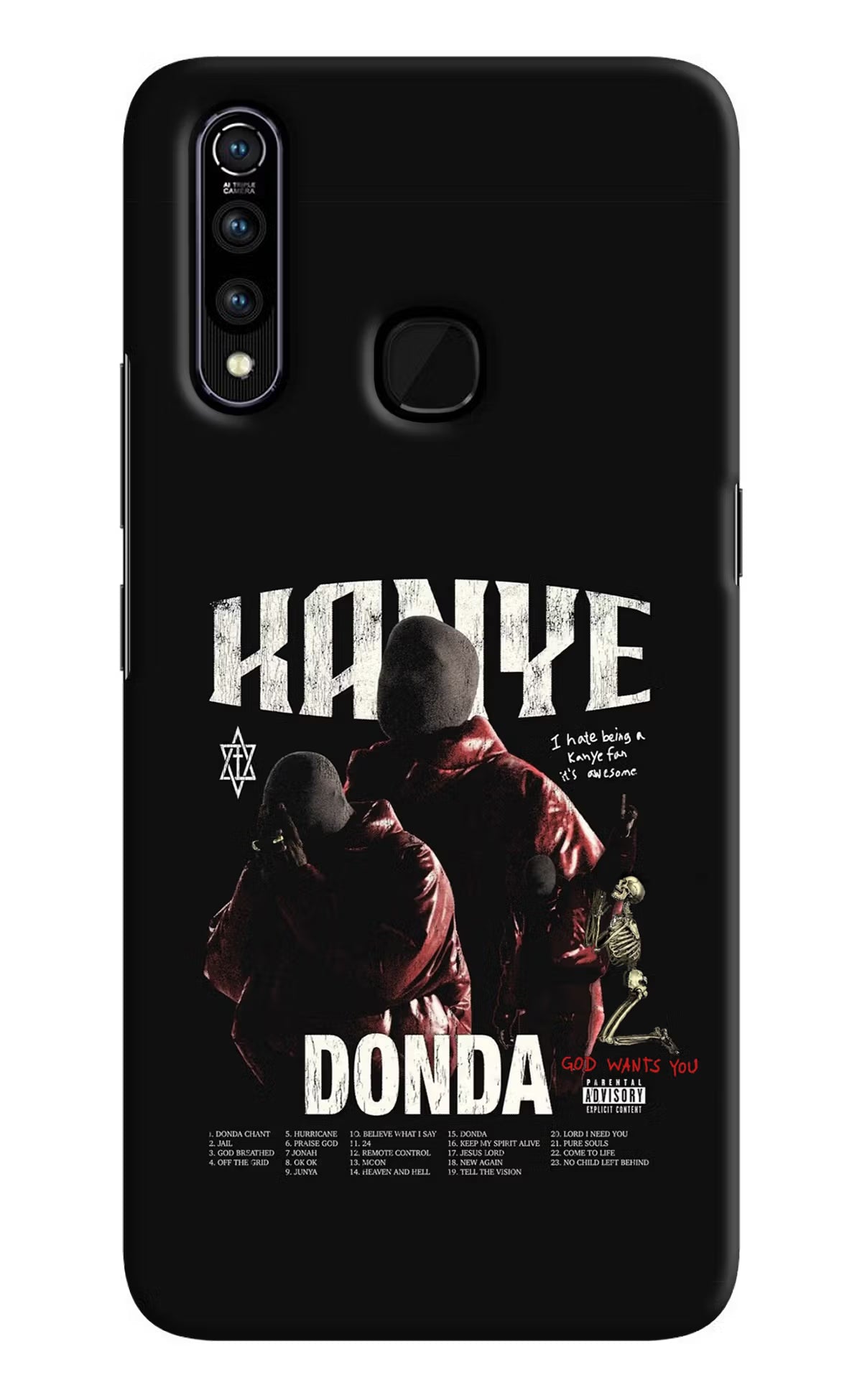 Donda Kanye West Vivo Z1 Pro Back Cover - Donda Kanye West Vivo Z1 Pro Hard Case Back Cover by Casekaro Donda Kanye West Vivo Z1 Pro Hard Case Back Cover by Casekaro