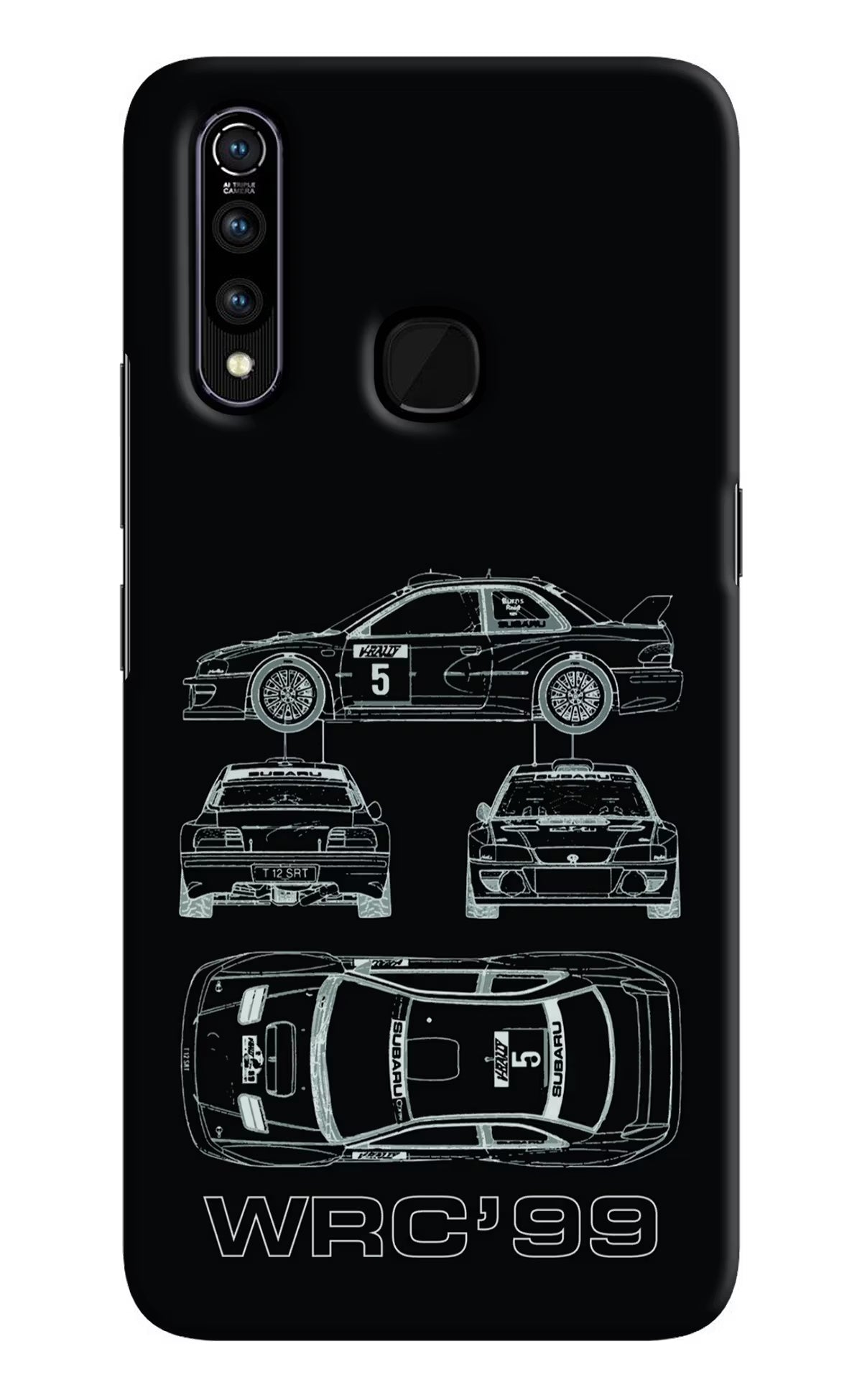 WRC'99 Vivo Z1 Pro Back Cover - WRC'99 Vivo Z1 Pro Hard Case Back Cover by Casekaro WRC'99 Vivo Z1 Pro Hard Case Back Cover by Casekaro