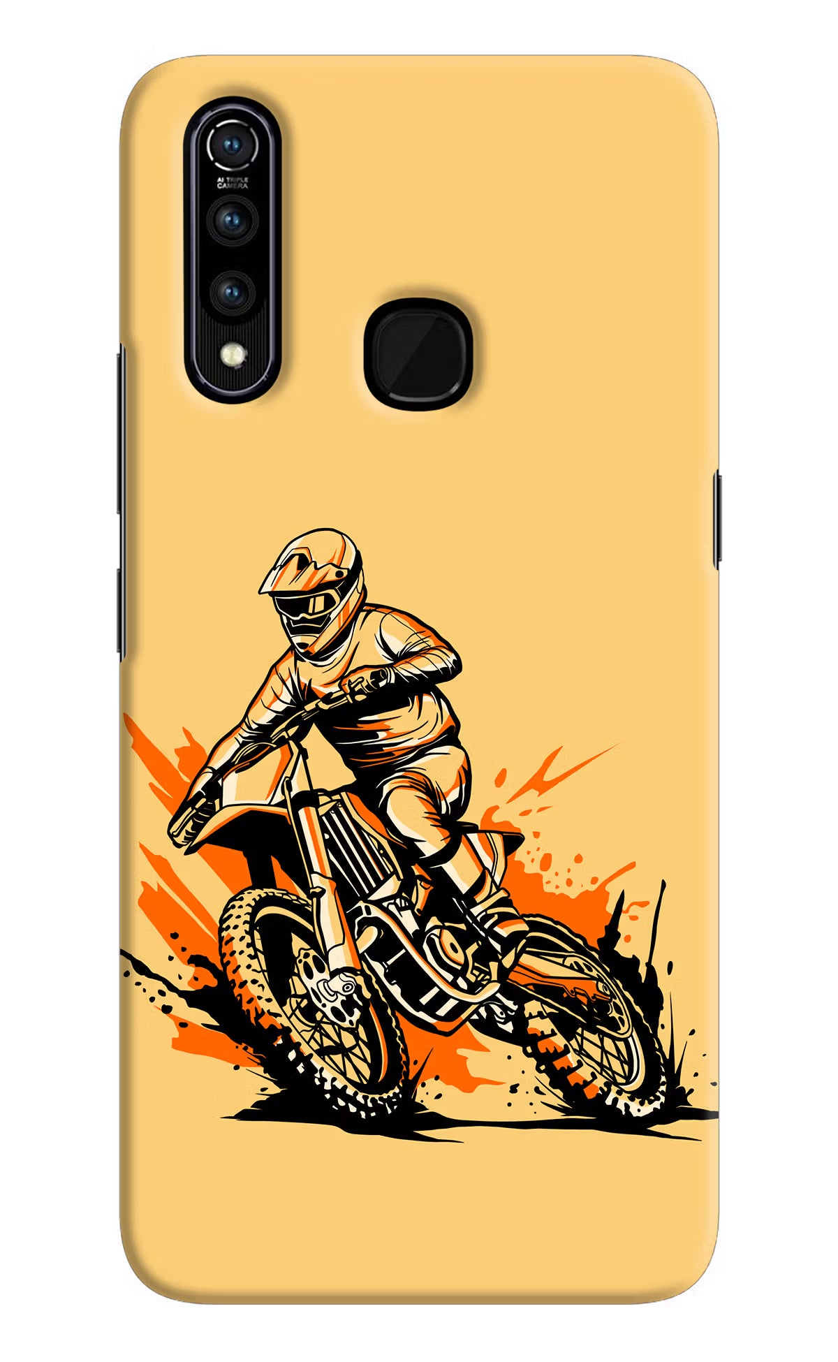 Off-Road Fury Vivo Z1 Pro Back Cover - Off-Road Fury Vivo Z1 Pro Hard Case Back Cover by Casekaro Off-Road Fury Vivo Z1 Pro Hard Case Back Cover by Casekaro