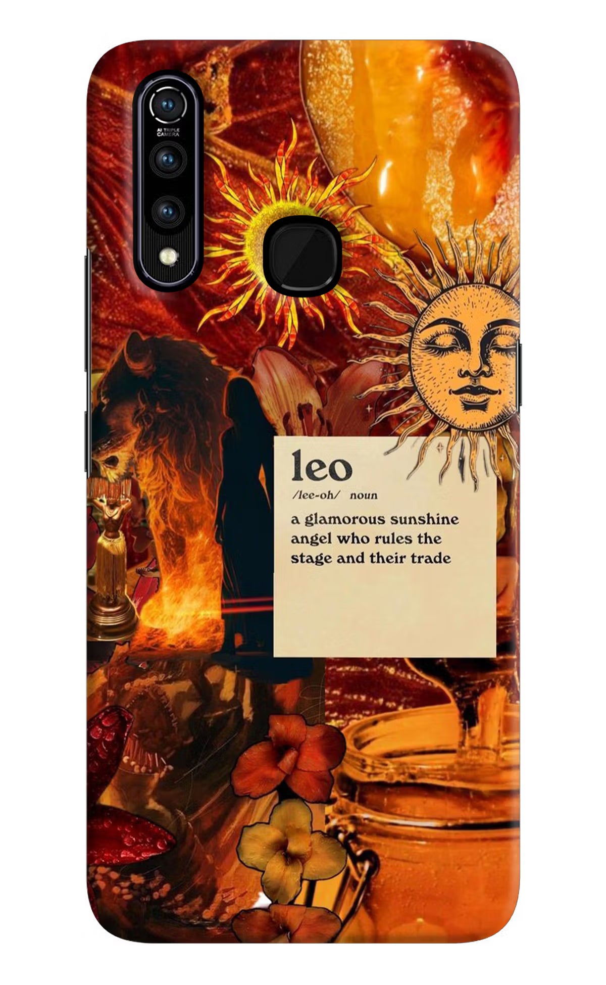 Leo Zodiac Vivo Z1 Pro Back Cover - Leo Zodiac Vivo Z1 Pro Hard Case Back Cover by Casekaro Leo Zodiac Vivo Z1 Pro Hard Case Back Cover by Casekaro