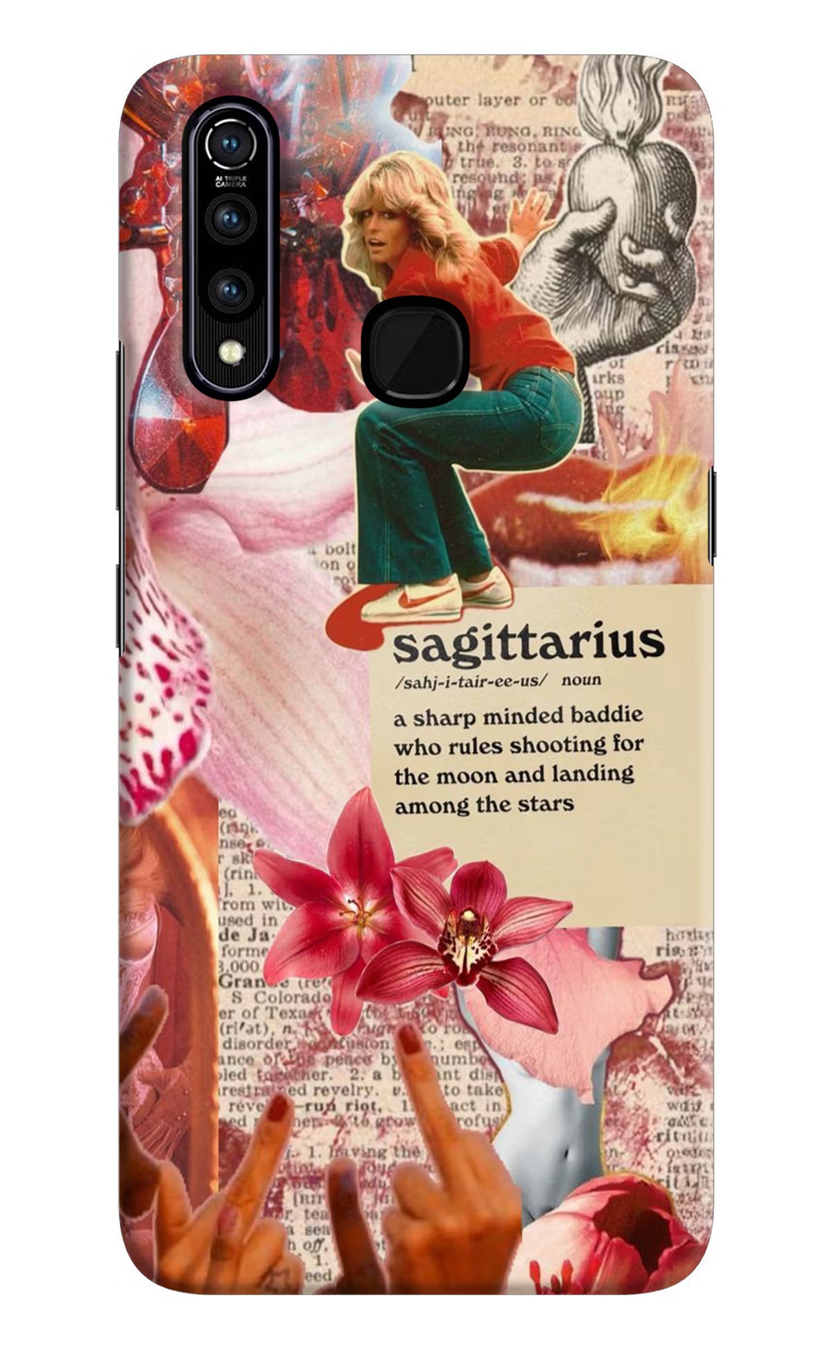 Sagittarius Zodiac Vivo Z1 Pro Back Cover - Sagittarius Zodiac Vivo Z1 Pro Hard Case Back Cover by Casekaro Sagittarius Zodiac Vivo Z1 Pro Hard Case Back Cover by Casekaro