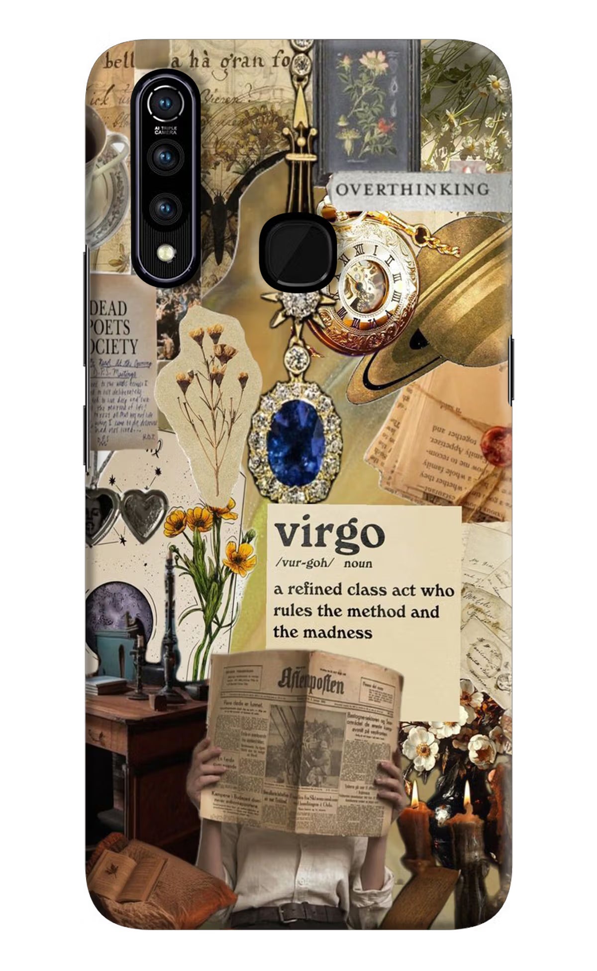 Virgo Zodiac Vivo Z1 Pro Back Cover - Virgo Zodiac Vivo Z1 Pro Hard Case Back Cover by Casekaro Virgo Zodiac Vivo Z1 Pro Hard Case Back Cover by Casekaro