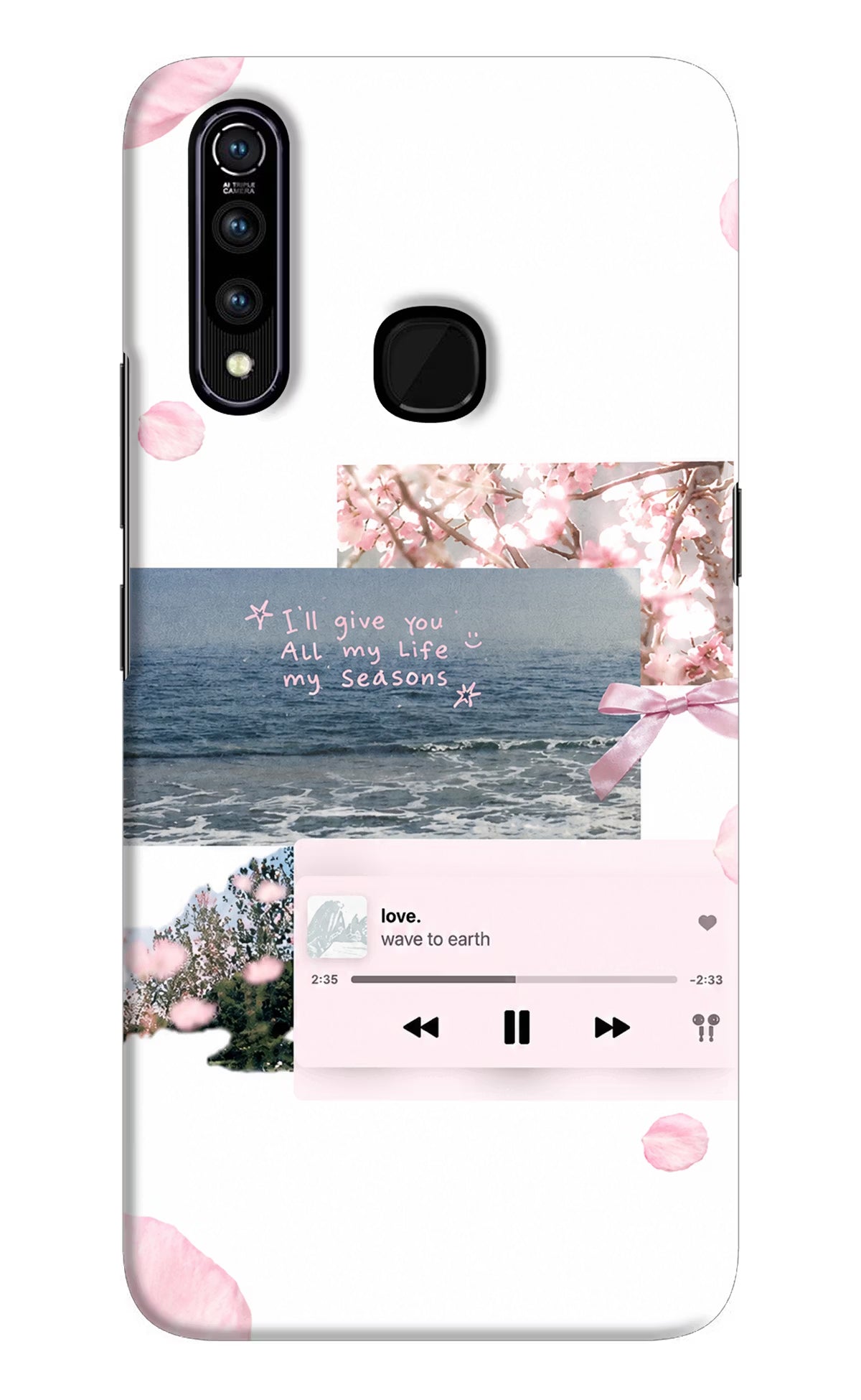 Wave to earth Vivo Z1 Pro Back Cover - Wave to earth Vivo Z1 Pro Back Cover Wave to earth Vivo Z1 Pro Back Cover