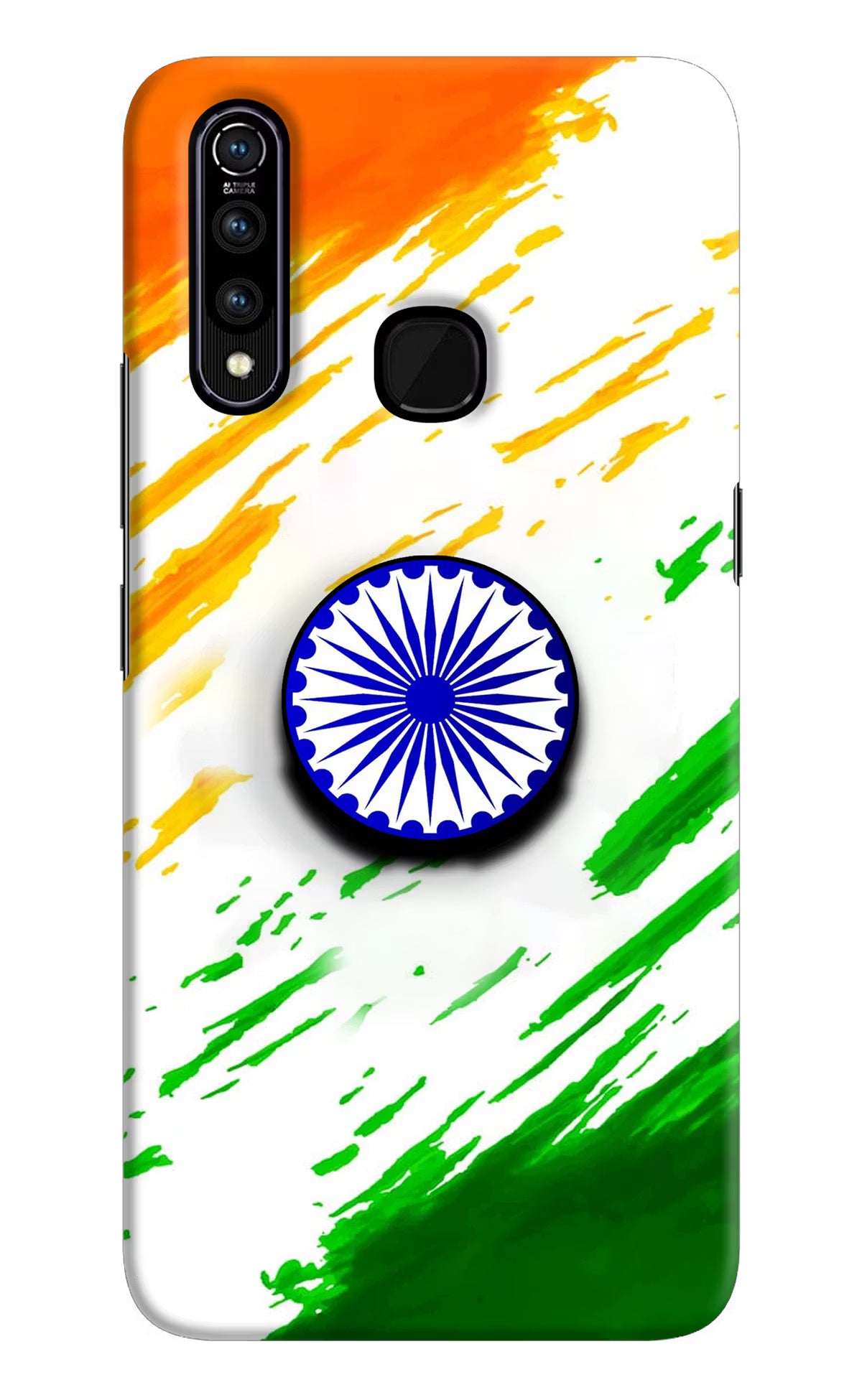 Indian Flag Ashoka Chakra Vivo Z1 Pro Pop Case - Indian Flag Ashoka Chakra Vivo Z1 Pro Pop Case by Casekaro Indian Flag Ashoka Chakra Vivo Z1 Pro Pop Case by Casekaro