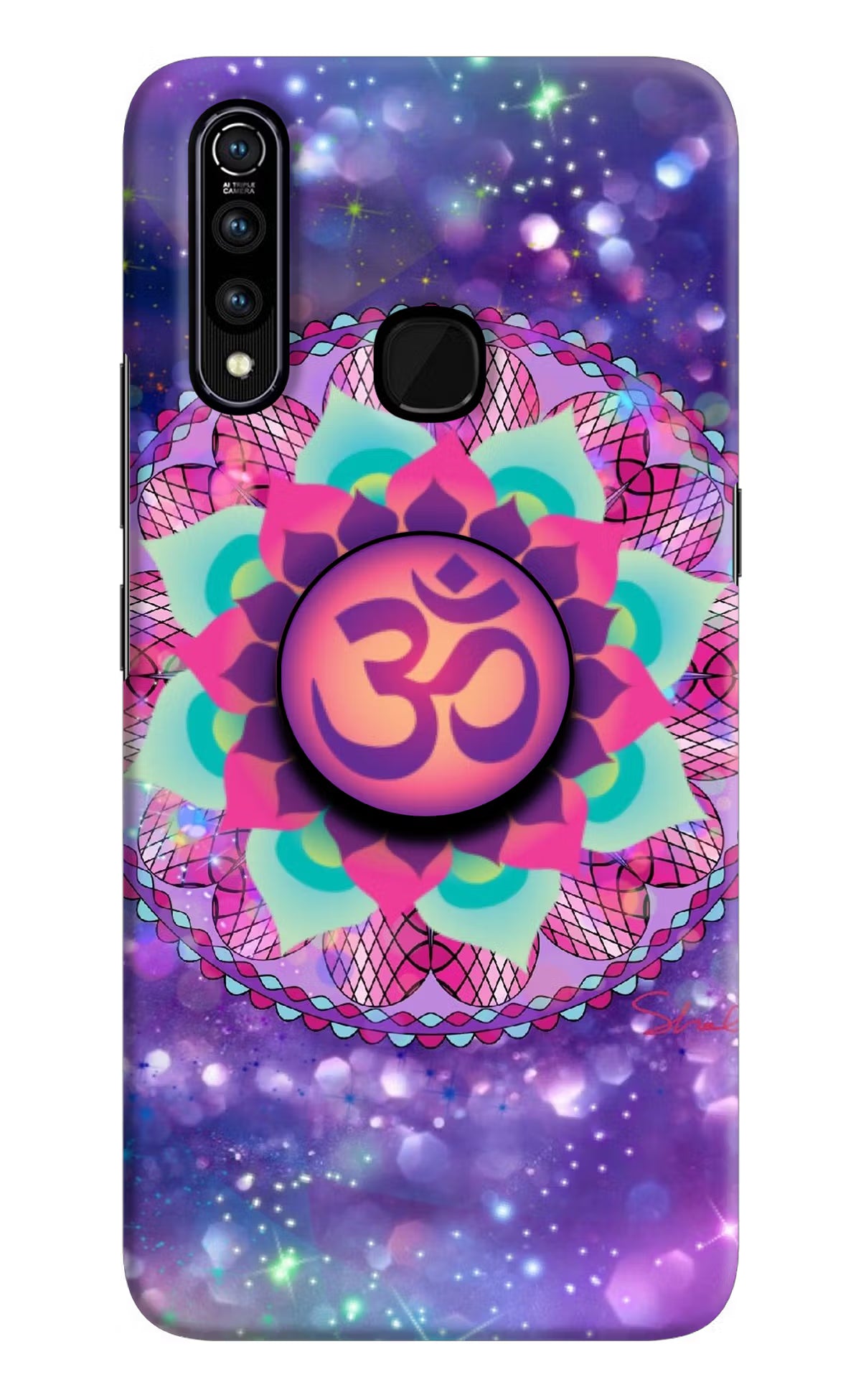 Om Purple Vivo Z1 Pro Pop Case - Om Purple Vivo Z1 Pro Pop Case by Casekaro Om Purple Vivo Z1 Pro Pop Case by Casekaro
