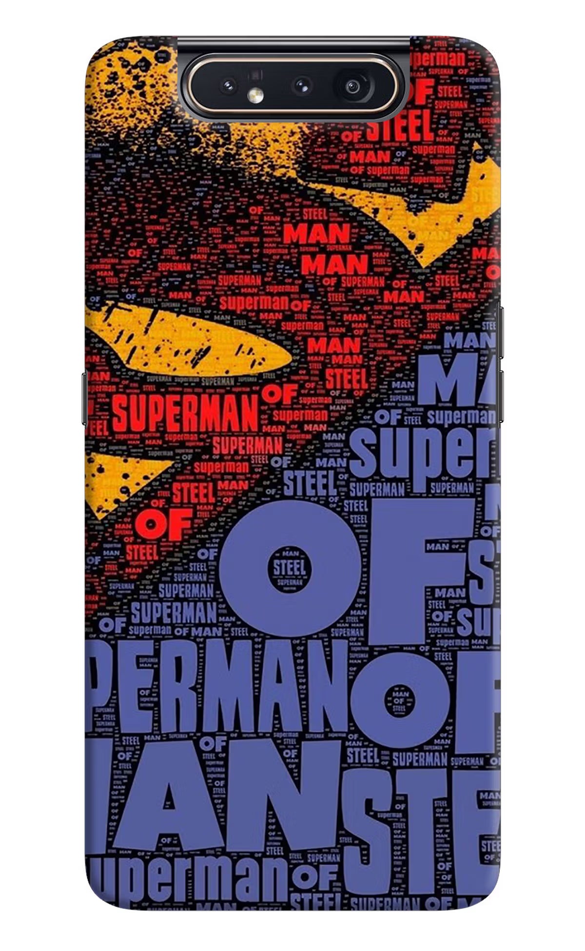 Superman Samsung A80 Back Cover - Superman Samsung A80 Hard Case Back Cover by Casekaro Superman Samsung A80 Hard Case Back Cover by Casekaro
